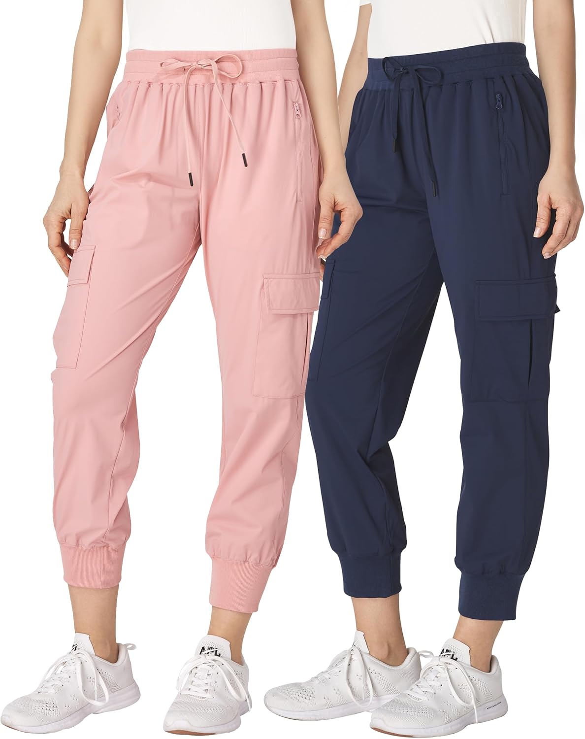 Ultra Performance Cargo Jogger Pants for Women 2 P...