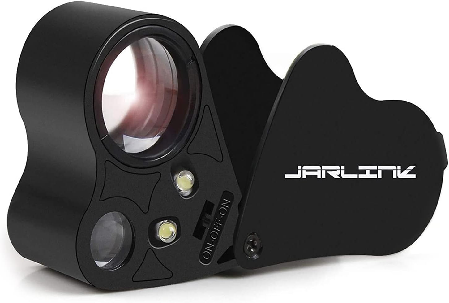 JARLINK 30X 60X Illuminated Jewelers Loupe Magnifier, Foldable Jewelry Magnifier...