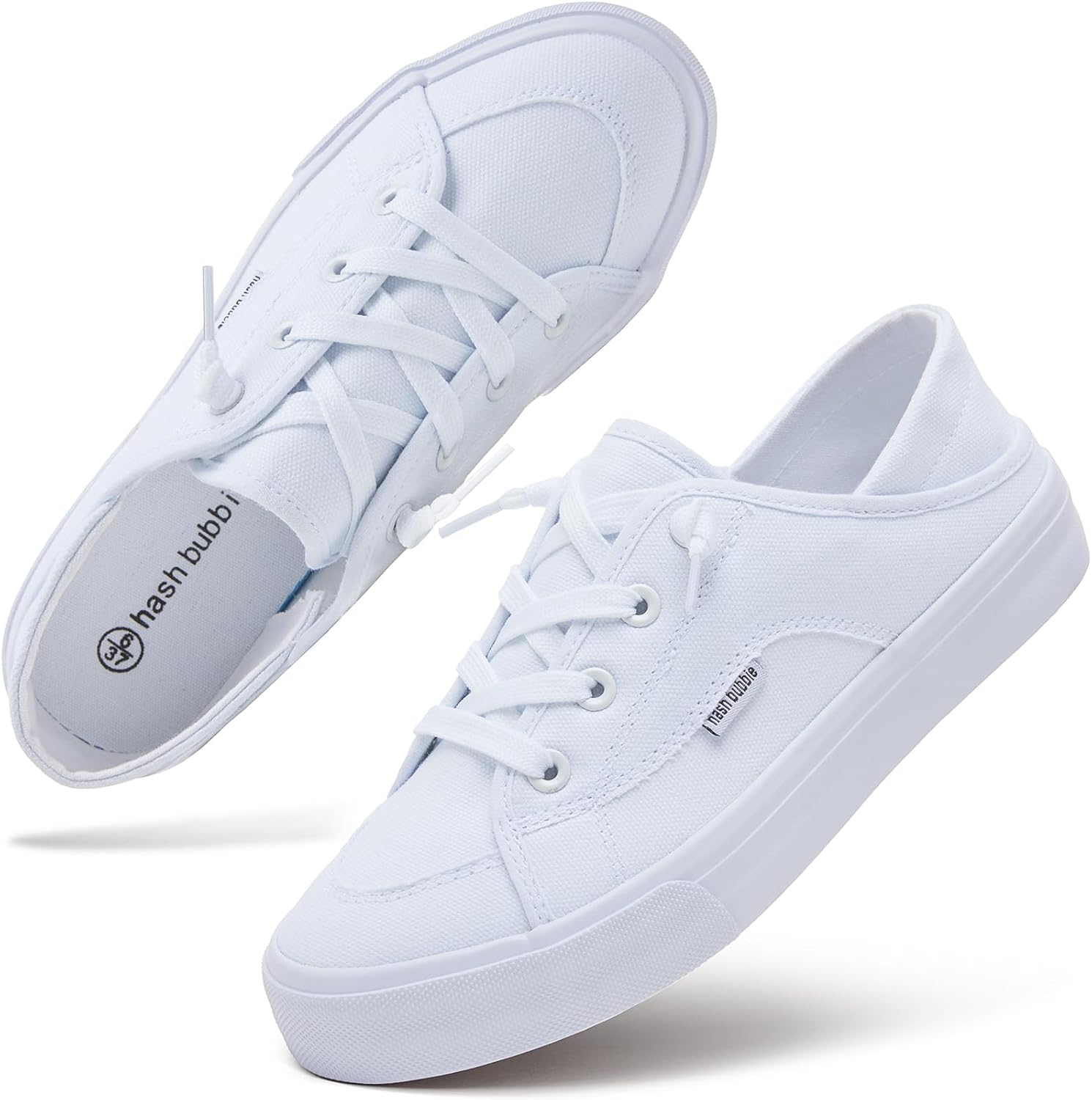 hash bubbie Women's Slip on Shoes Canvas Shoes Non Slip Fashion Sneakers for Wom...