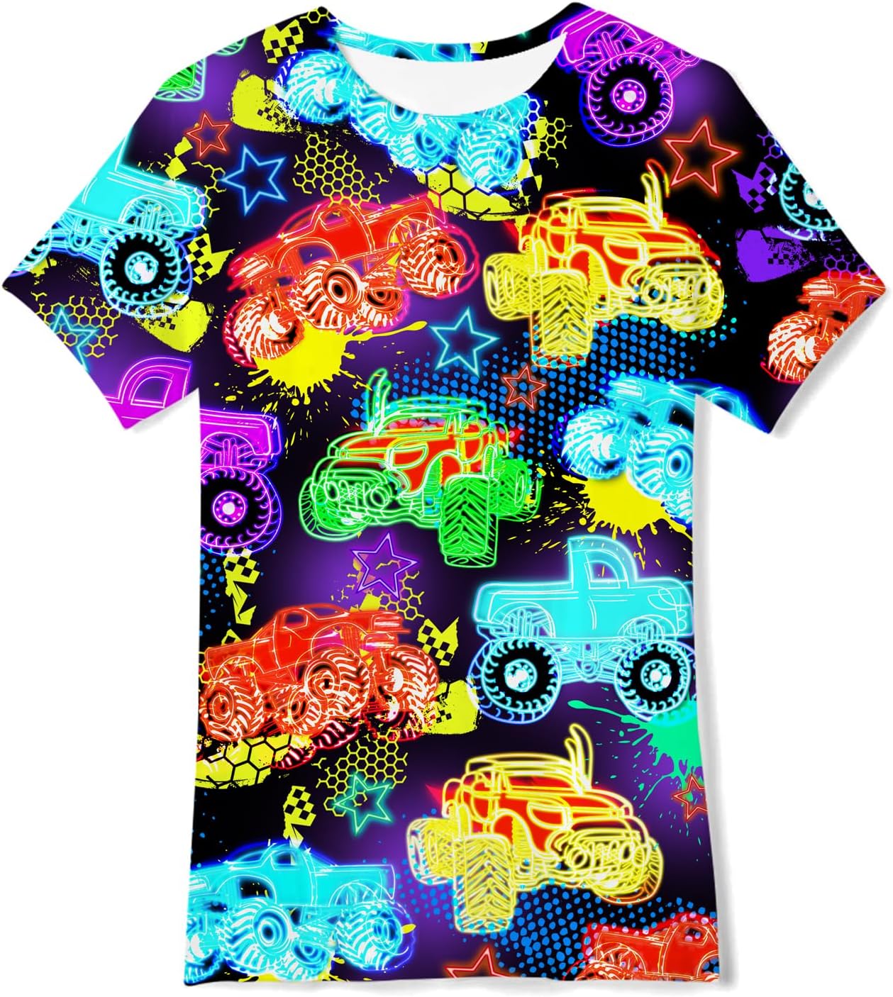 Enlifety Boys Girls T-Shirts 3D Graphic Shirts Kids Cool Short Sleeve Tees Size...