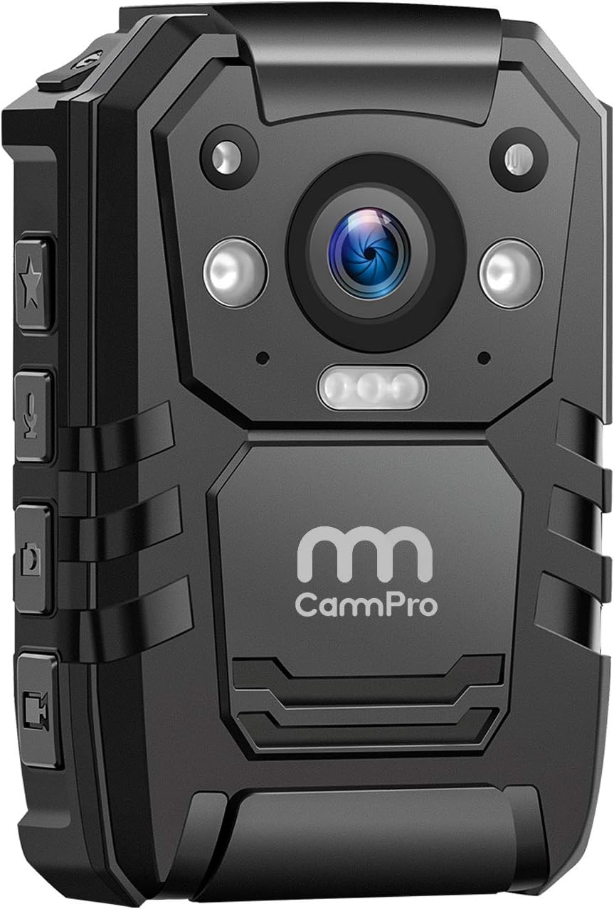 1296P HD Police Body Camera,64G Memory,CammPro I82...