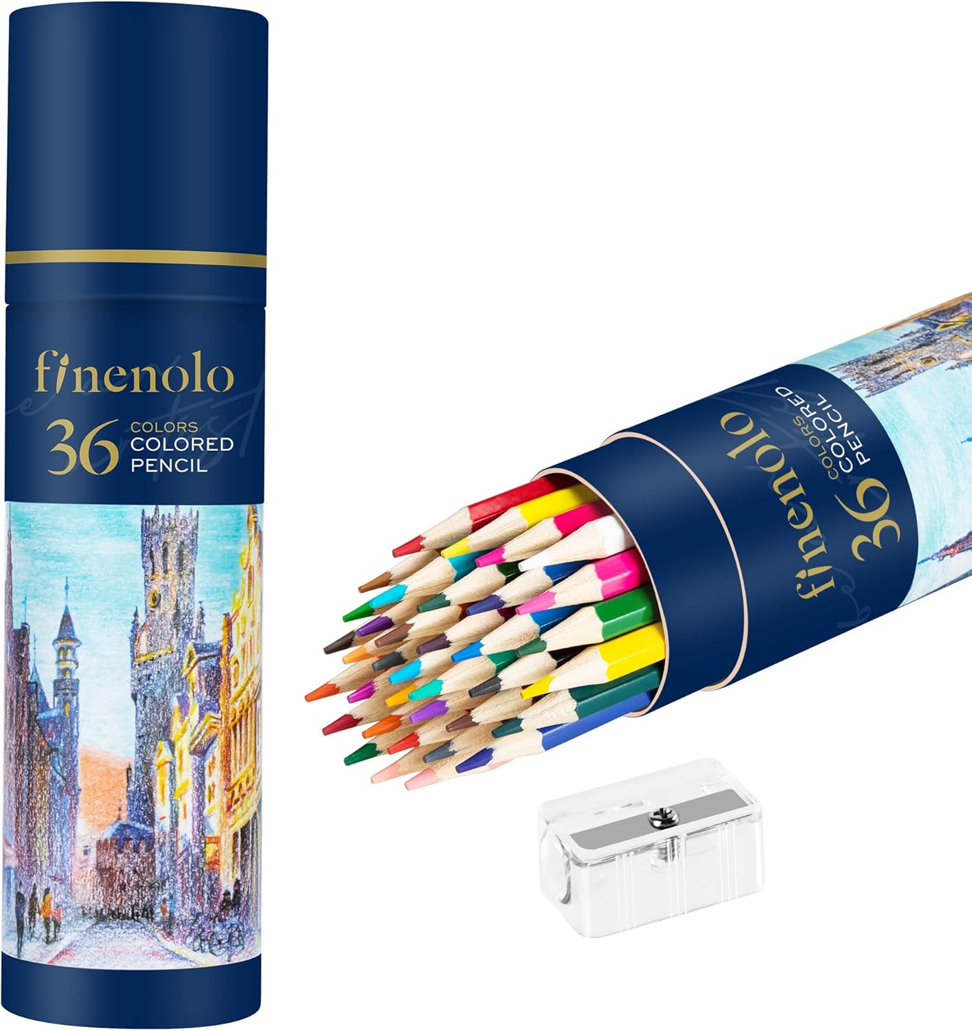 36 Pack Colored Pencils for Adult Coloring Books, Soft Core, Art Drawing Pencils...