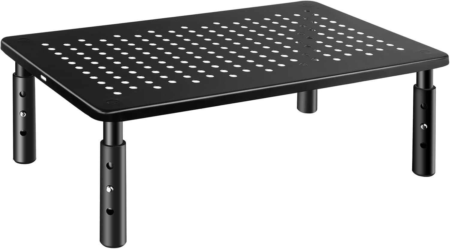 Computer Monitor Stand Riser for Desk, 3 Height Adjustable Pc Laptop Tv Desktop...