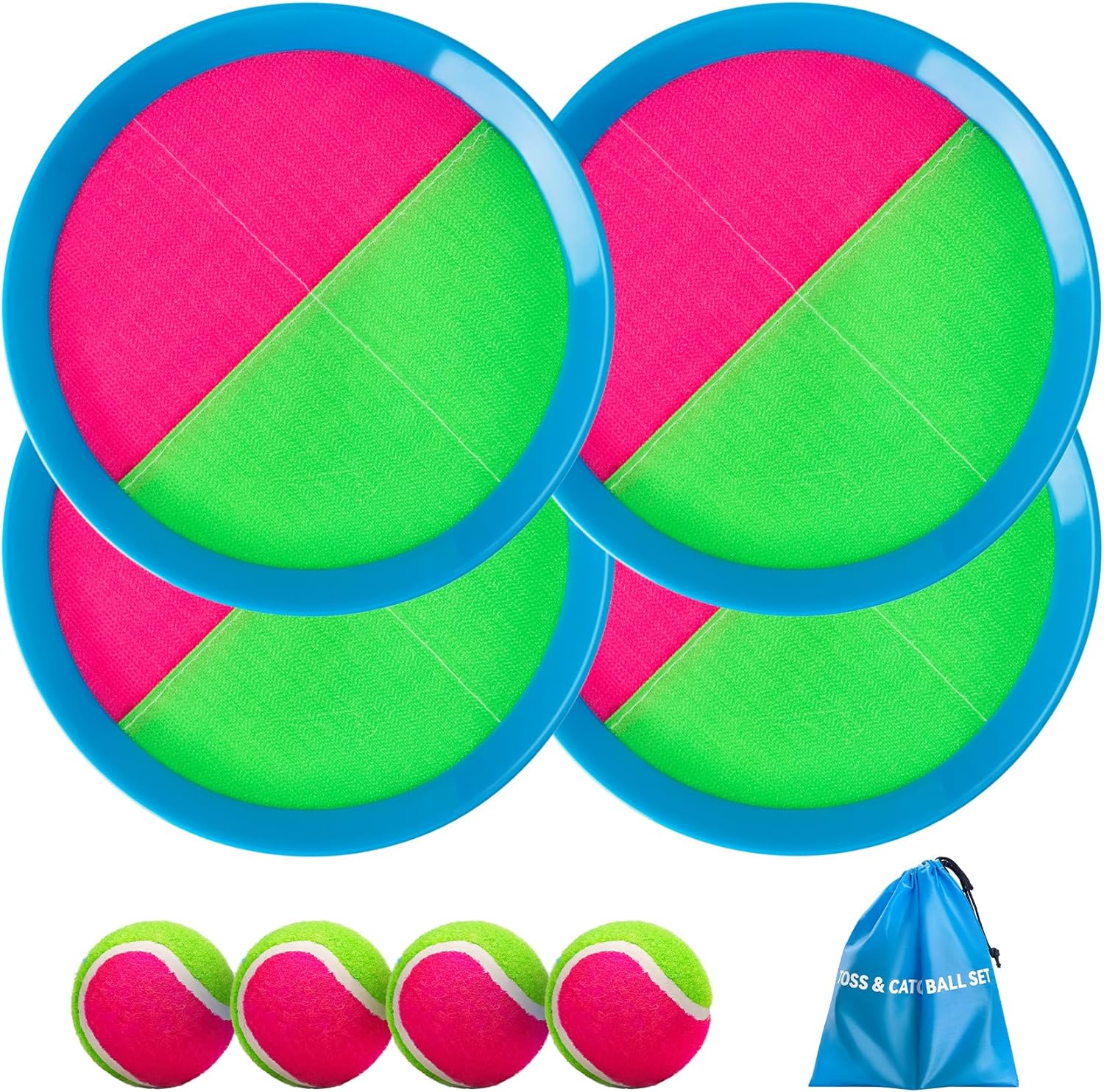 EVERICH Upgraded Toss and Catch Ball Game Set - Indoor and Outdoor Games for Kid...