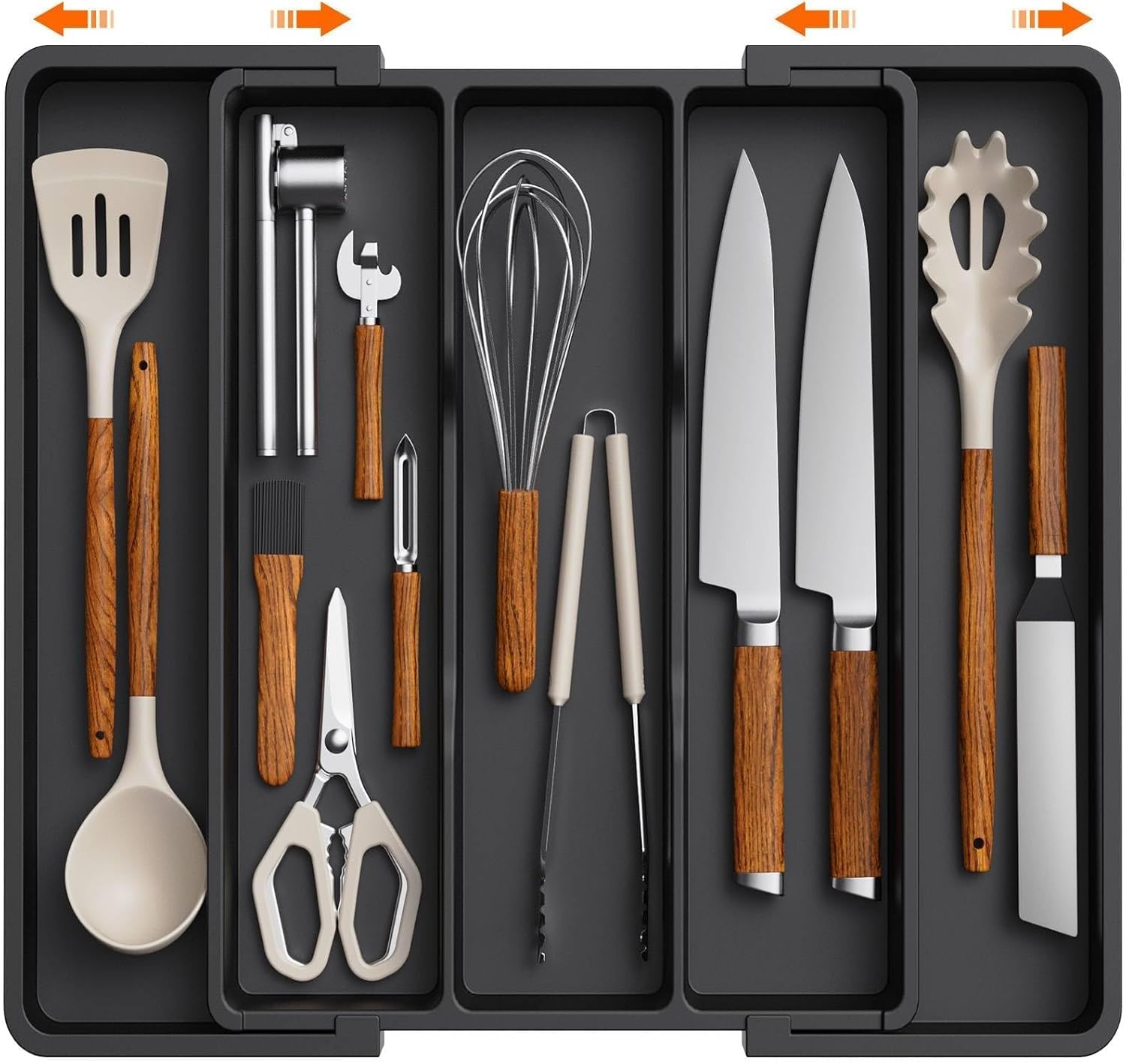 Lifewit Utensil Organizer for Kitchen Drawers, Exp...