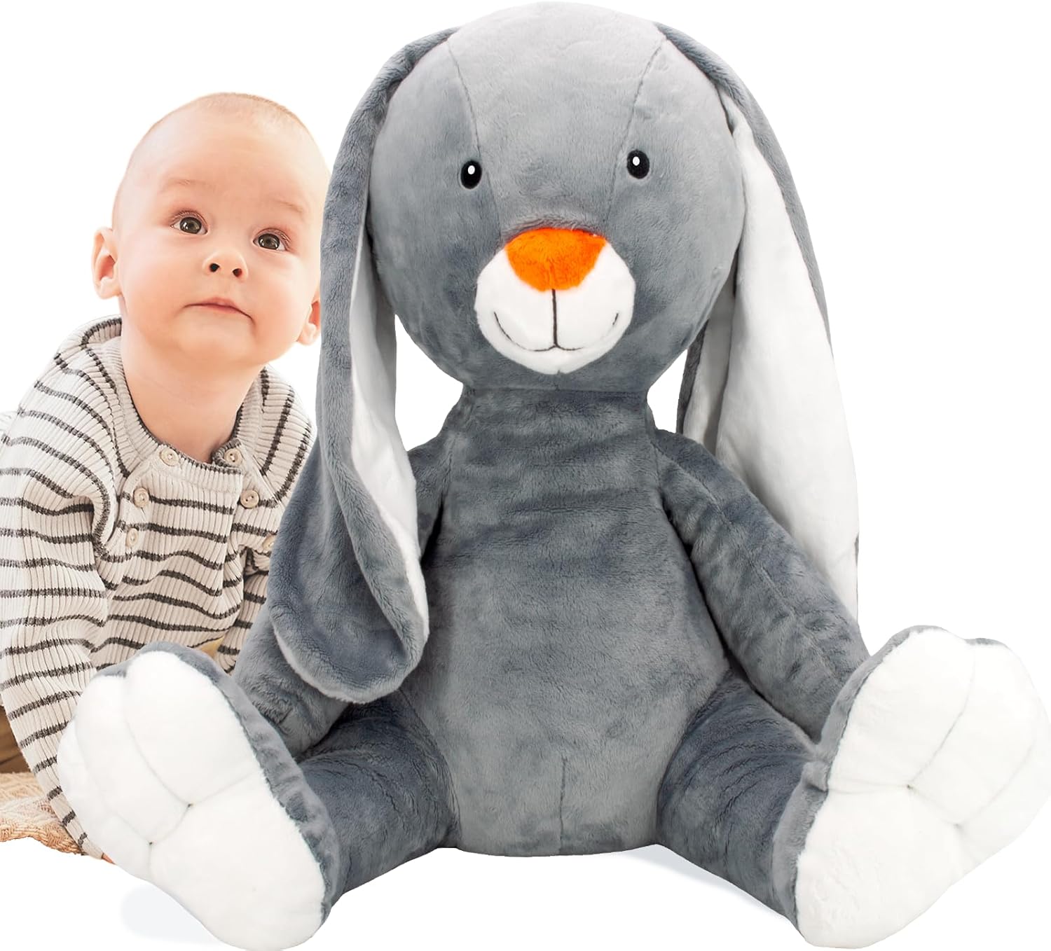 Large Stuffed Bunny, Plush Rabbit, Stuffed Animal Toy, Valantine Easter Gifts fo...