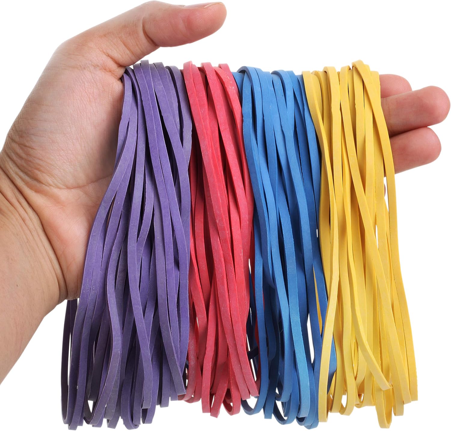 Mr. Pen- Large Assorted Color Rubber Bands, 120 Pack, Giant Elastics for Office...