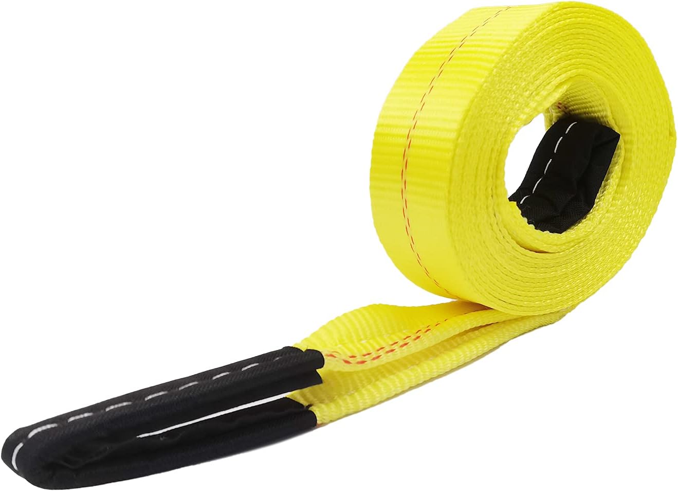 KJE Tow Strap with Reinforced Loops 2in x 30ft Vehicle Recovery Rope 10,000 lbs...