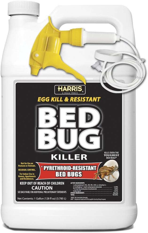 Harris Toughest Bed Bug Killer, Liquid Spray with Odorless and Non-Staining Exte...