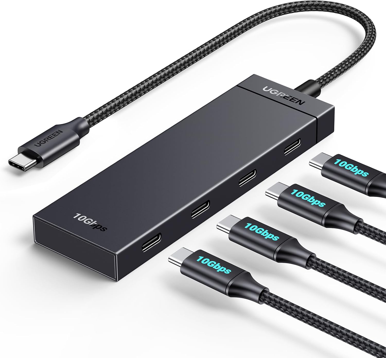 UGREEN 10Gbps USB C Hub, USB C Splitter with 4 USB C Ports, USB-C to USB C 3.2 H...