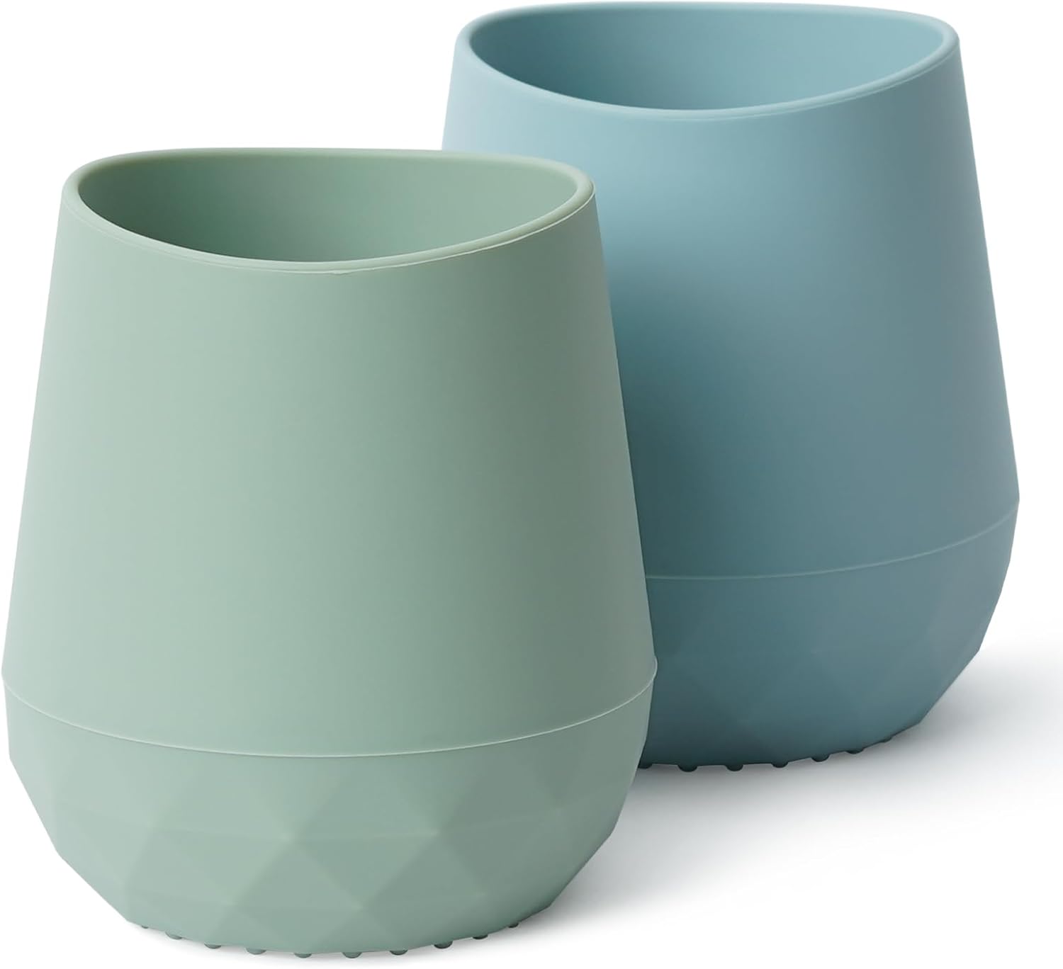 Sippy Cup, Silicone Baby Drinking Cup for 6-12 Months, 12-24 Months, Pack of 2,...