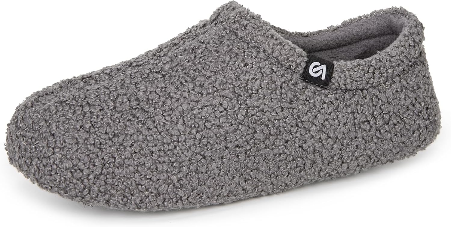 VeraCosy Women's Fuzzy Slippers Warm Comfy Memory Foam Non-slip House Shoes