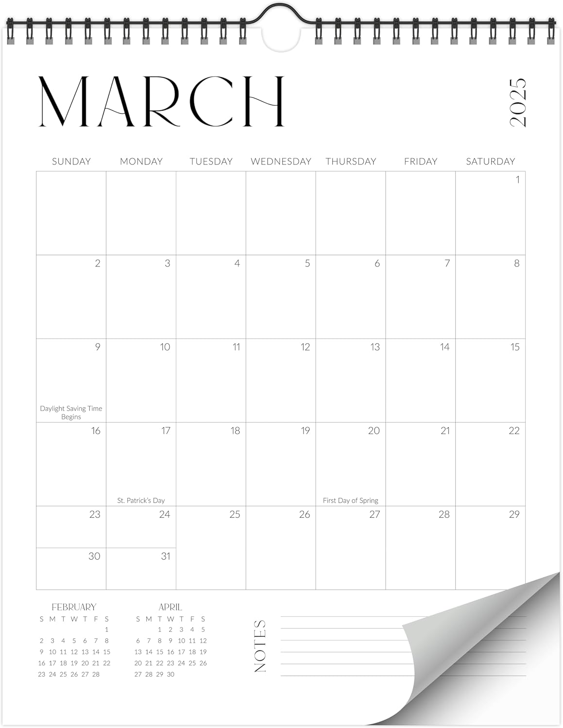 Beautiful 2025-2026 Wall Calendar - Runs from January 2025 until July 2026 – 14....