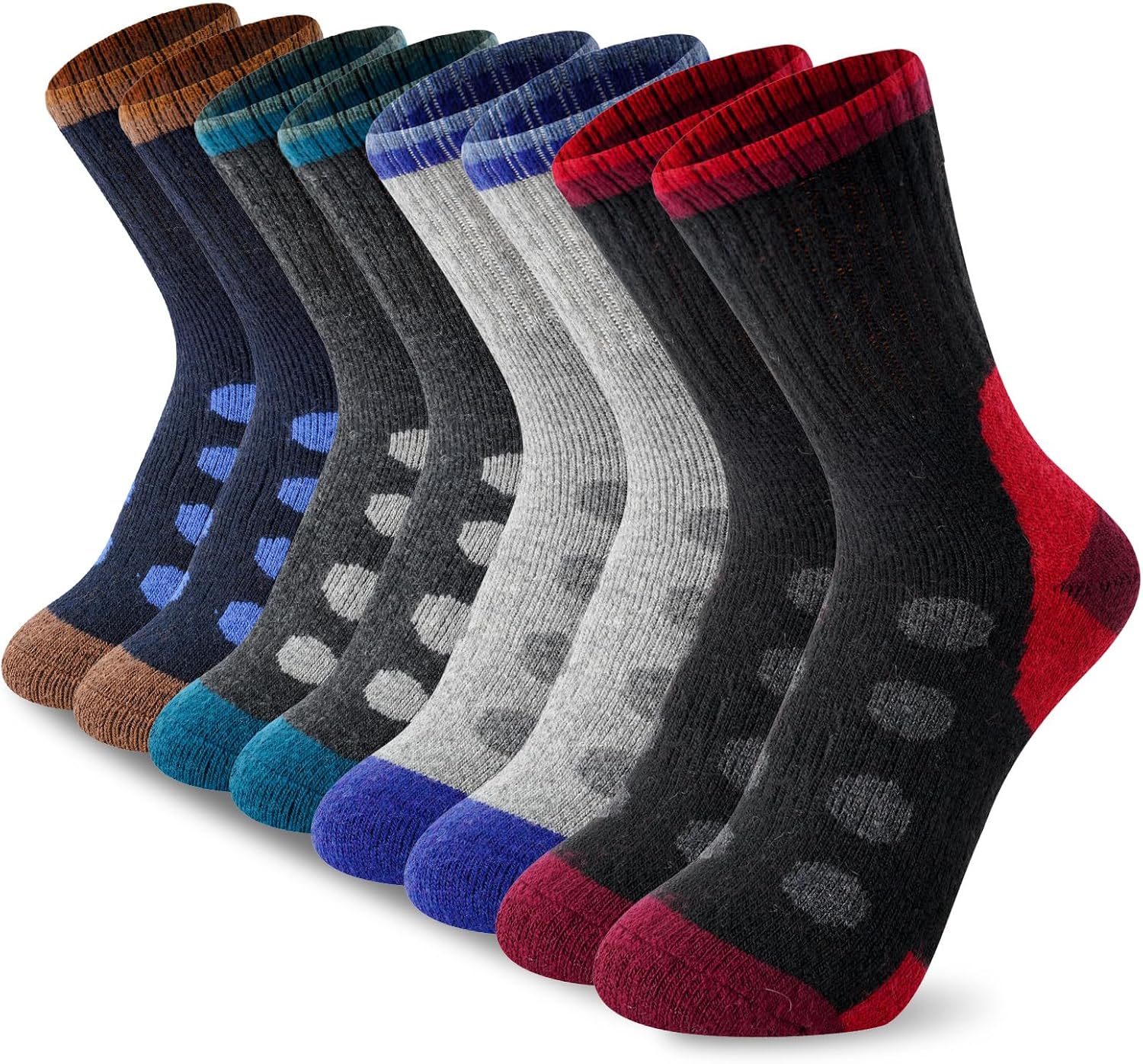 BISOUSOX Kids Wool Socks Boys Socks 10-12 Years Ol...