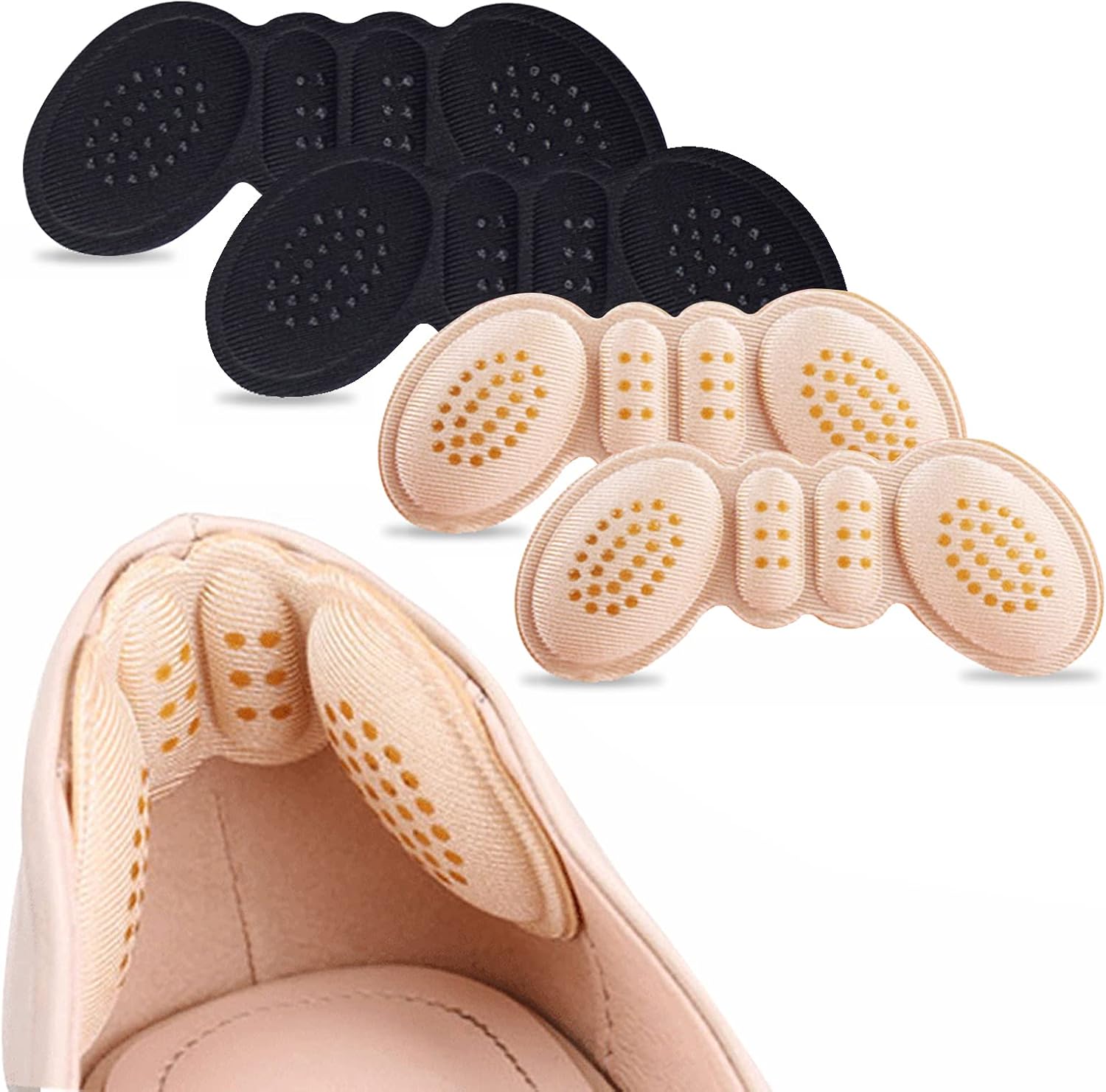 Heel Pads for Shoes, That are Too Big Heel Grips for Womens Shoes(4Pairs), Heel...