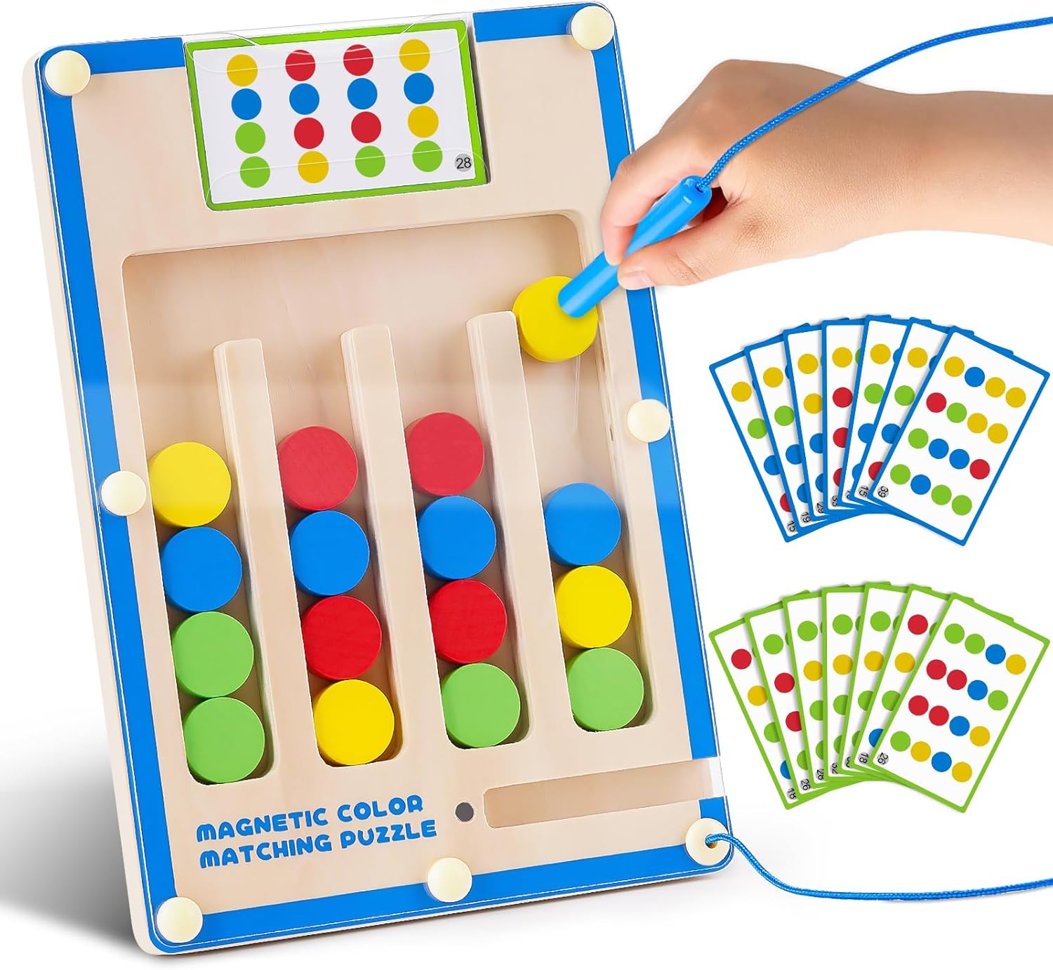 Toys for 4 5 6 Year Old Boy Girls: Kids Montessori Boys Toys Age 4-5-6 Wooden IQ...