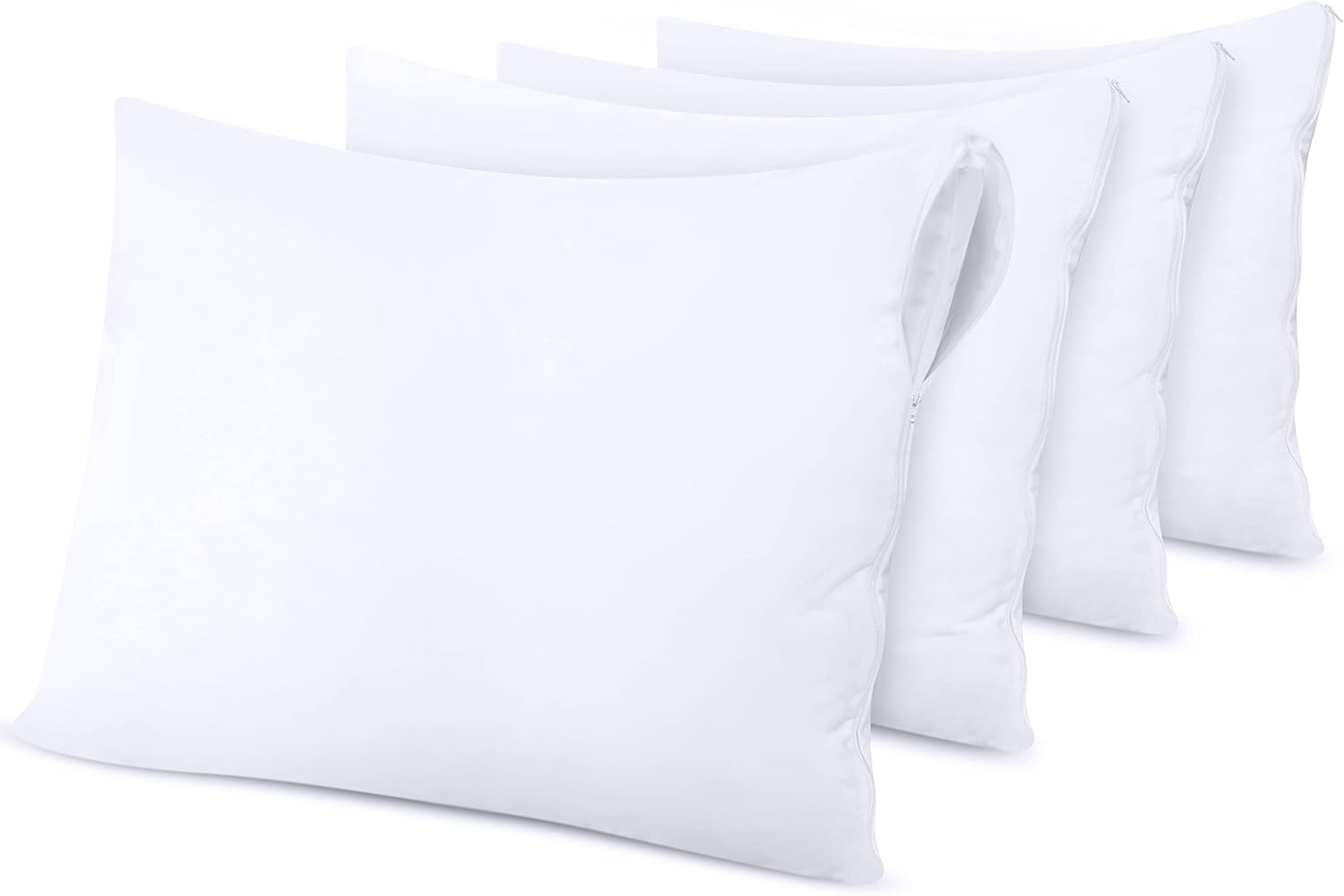 Utopia Bedding Waterproof Zippered Pillow Protectors (Standard Size - 50 x 75 cm...