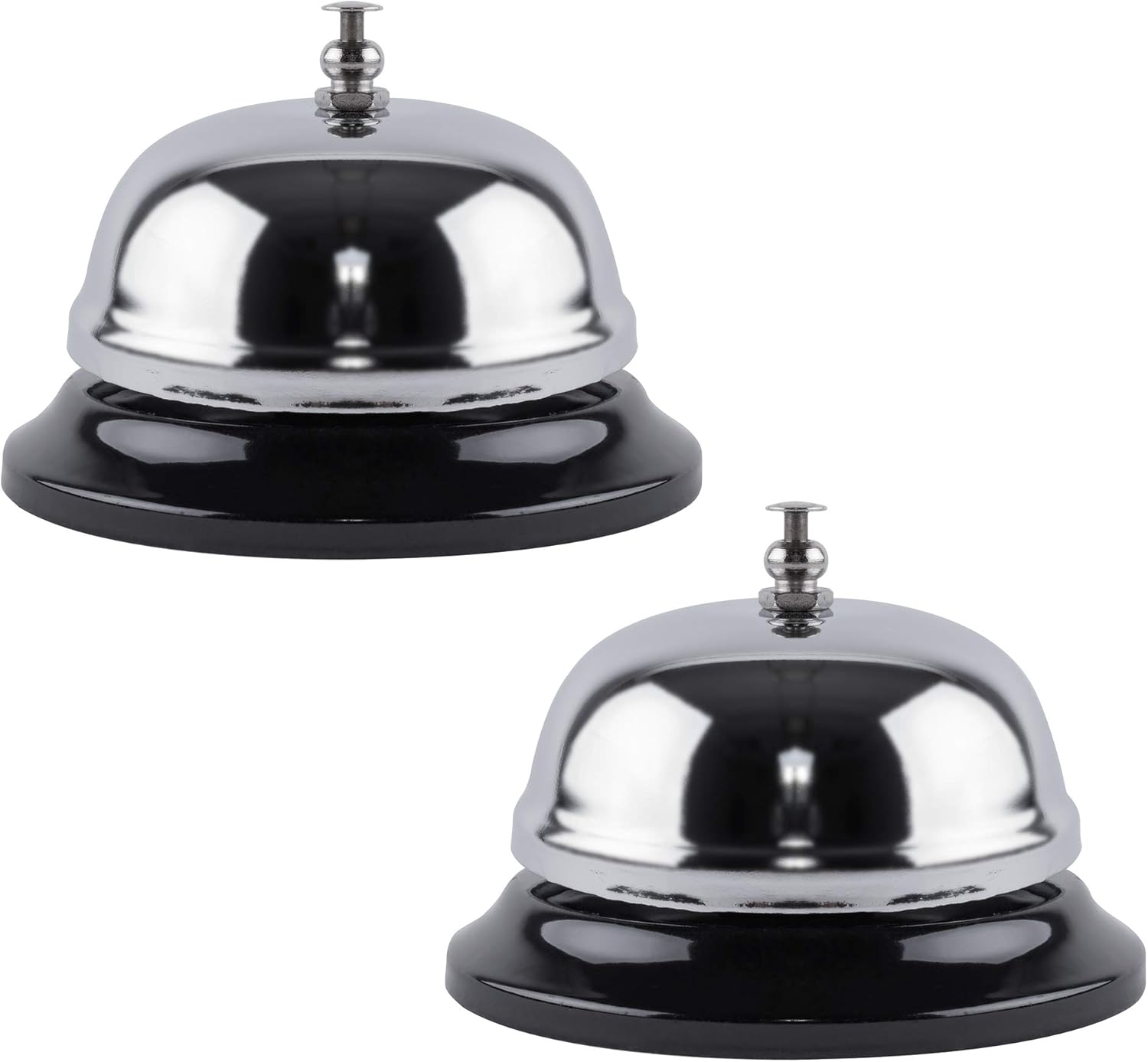 Super Z Outlet Call Bell 2-Pack - Classic Service Bell for Desk, Counter, or Rec...