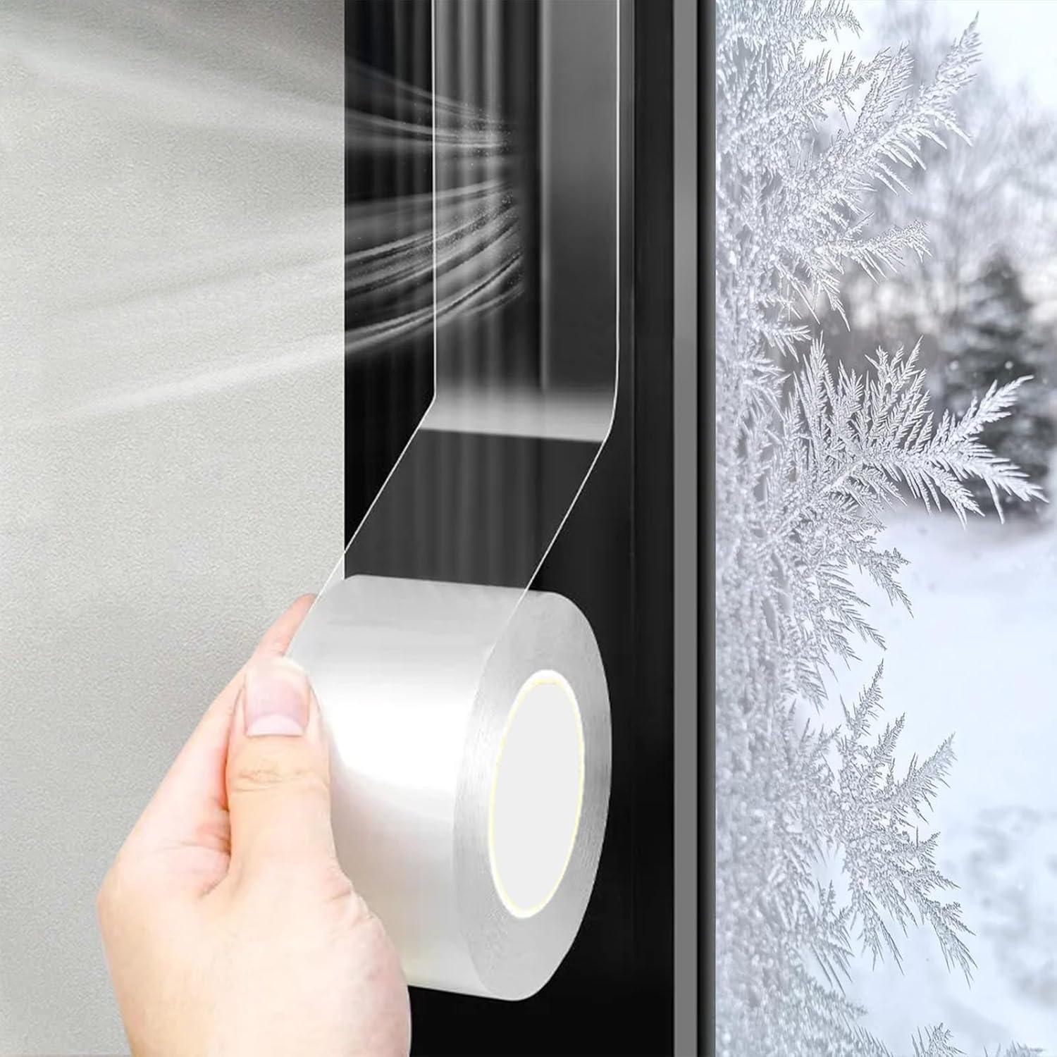 wordmouk Window Weather Sealing Tape 3 cm x 10 m Waterproof Window Draft Isolati...