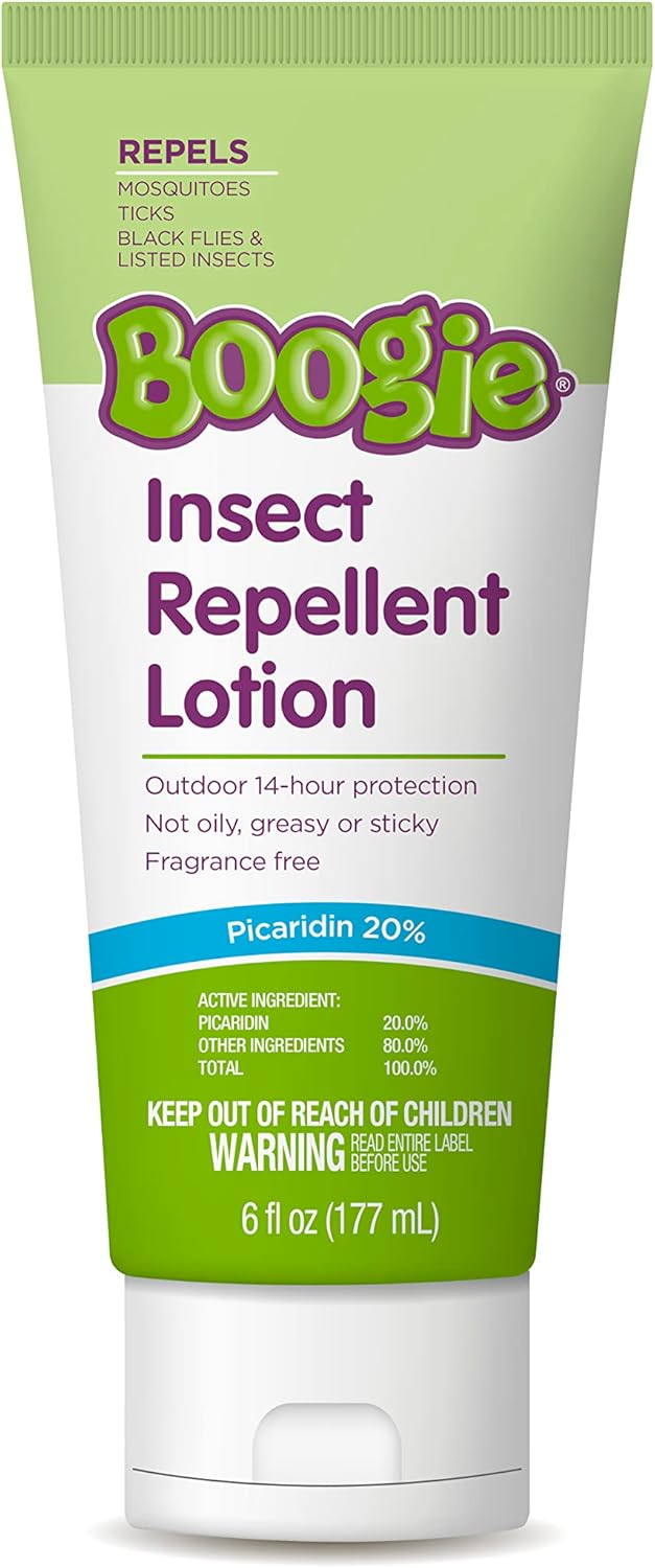 Boogie Insect Repellent Lotion, Keep Mosquitoes, Ticks and Flies Off, DEET Alter...