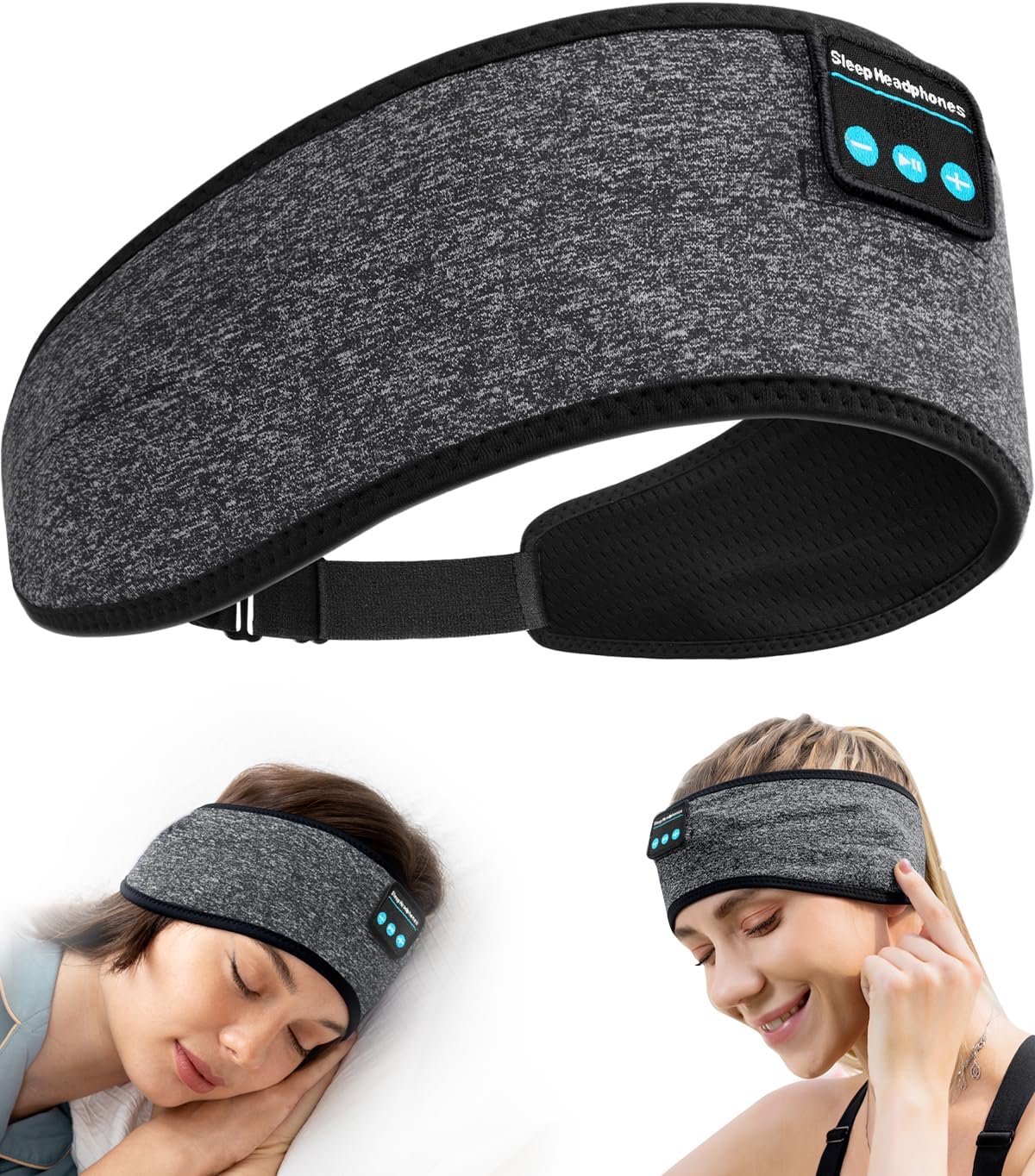 Wireless Headband Headphone, Adjustable Soft Sleeping Headphones, Birthday Gifts...