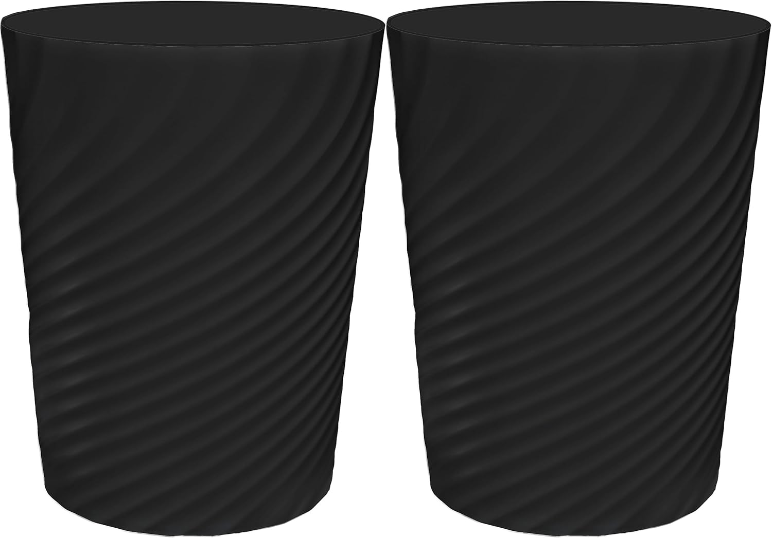 DAJITRE 1.8 Gallon Small Trash Can Wastebasket Recycling Bin Slim Profile for Co...