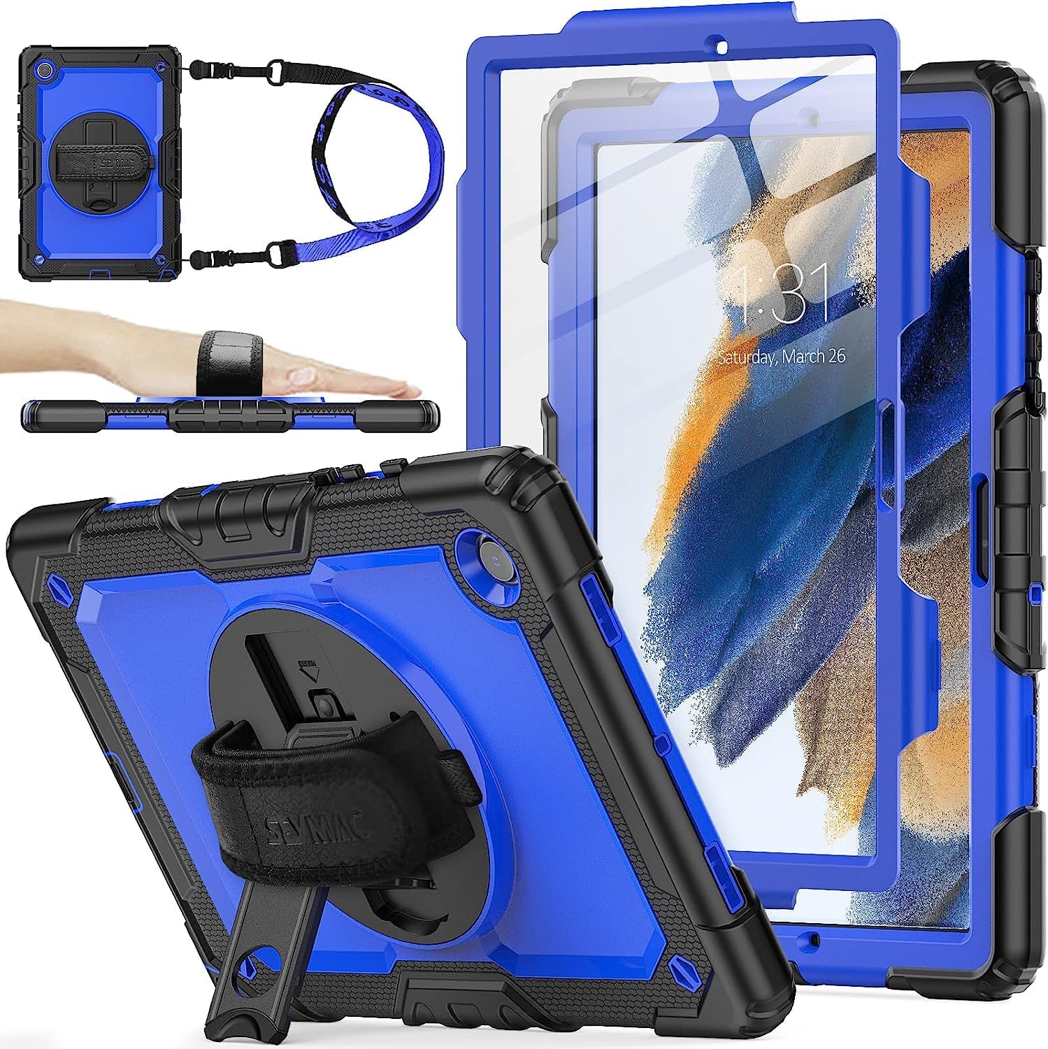 SIBEITU Case for Galaxy Tab A8 10.5 Inch 2022 (SM-X200/X205/X207), Samsung A8 Ta...