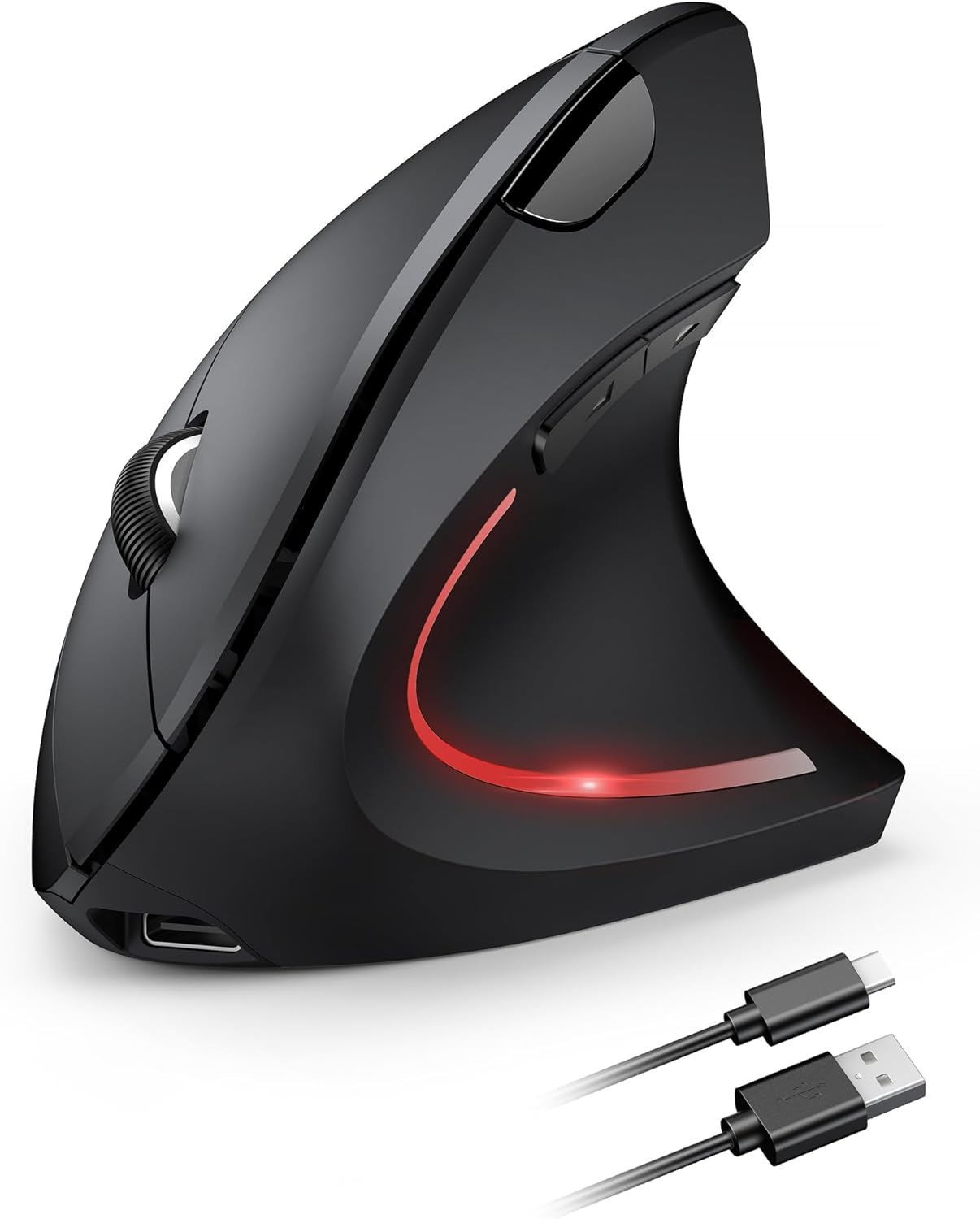 TECKNET Ergonomic Mouse Wireless, Rechargeable Mouse Wireless Silent for Carpal...