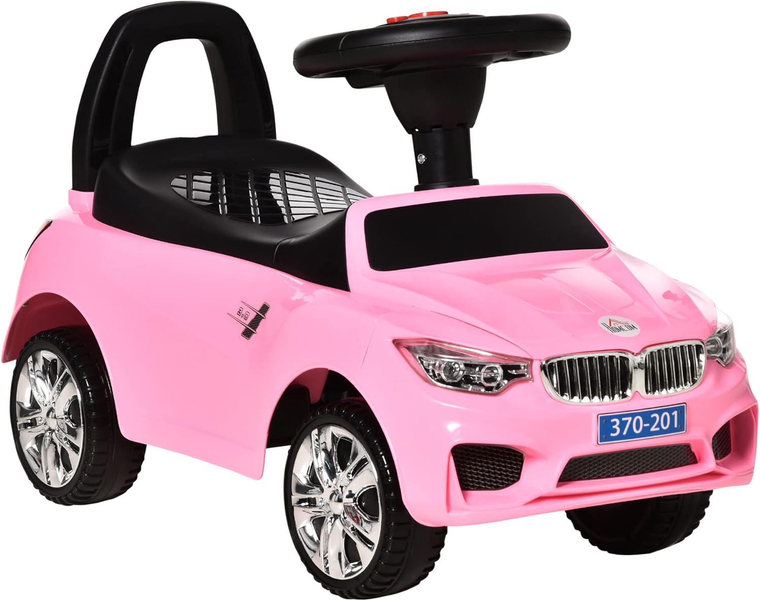 HOMCOM Ride on Car Baby Toddler Walker Foot to Floor Sliding Car Slider w/Horn M...