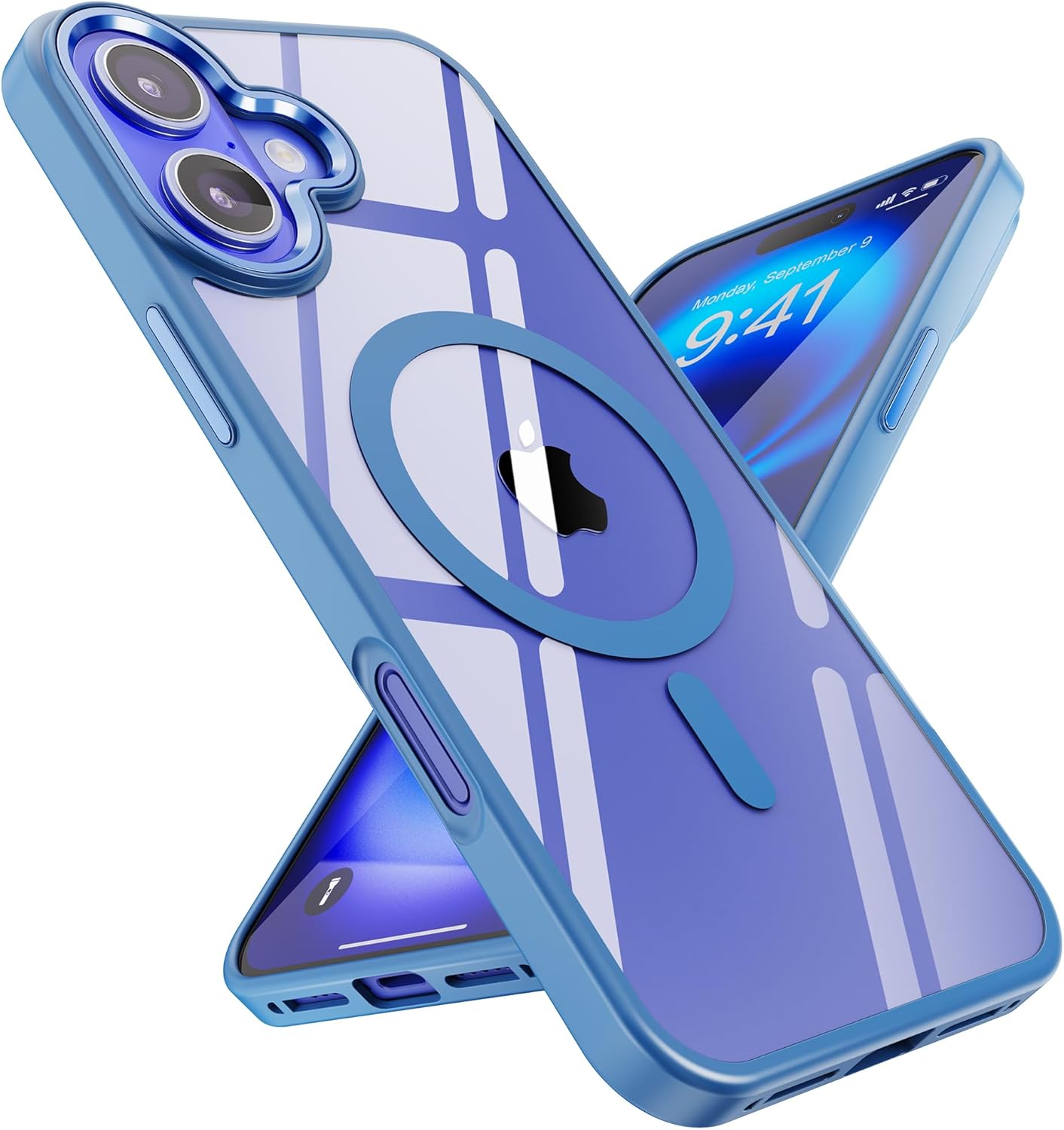 SUCGLES for iPhone 16 Plus Case with MagSafe [Ultra Strong Magnetic] [12FT Milit...