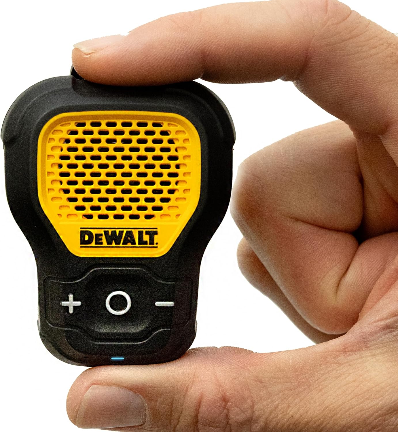 DEWALT Wearable Bluetooth Speaker (Updated Version), Clip-On Wireless Jobsite Pr...