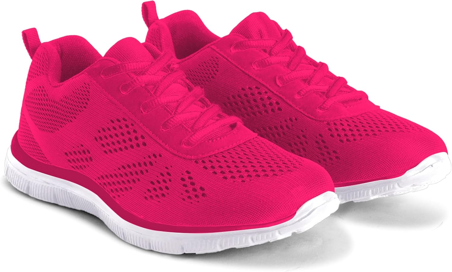 Get Fit Womens Mesh Running Trainers Athletic Walk Gym Shoes Sport Run