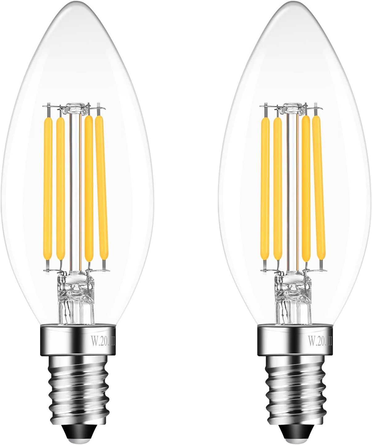 Sokkldccd E14 4W Led Candle Light Bulbs Warm White...