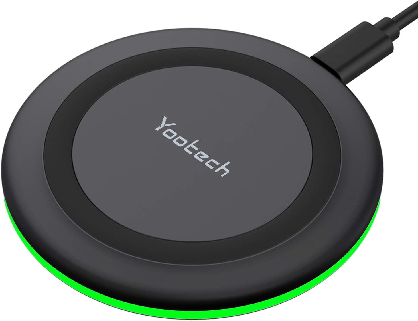 Yootech Wireless Charger,10W Max Fast Wireless Charging Pad Compatible with iPho...