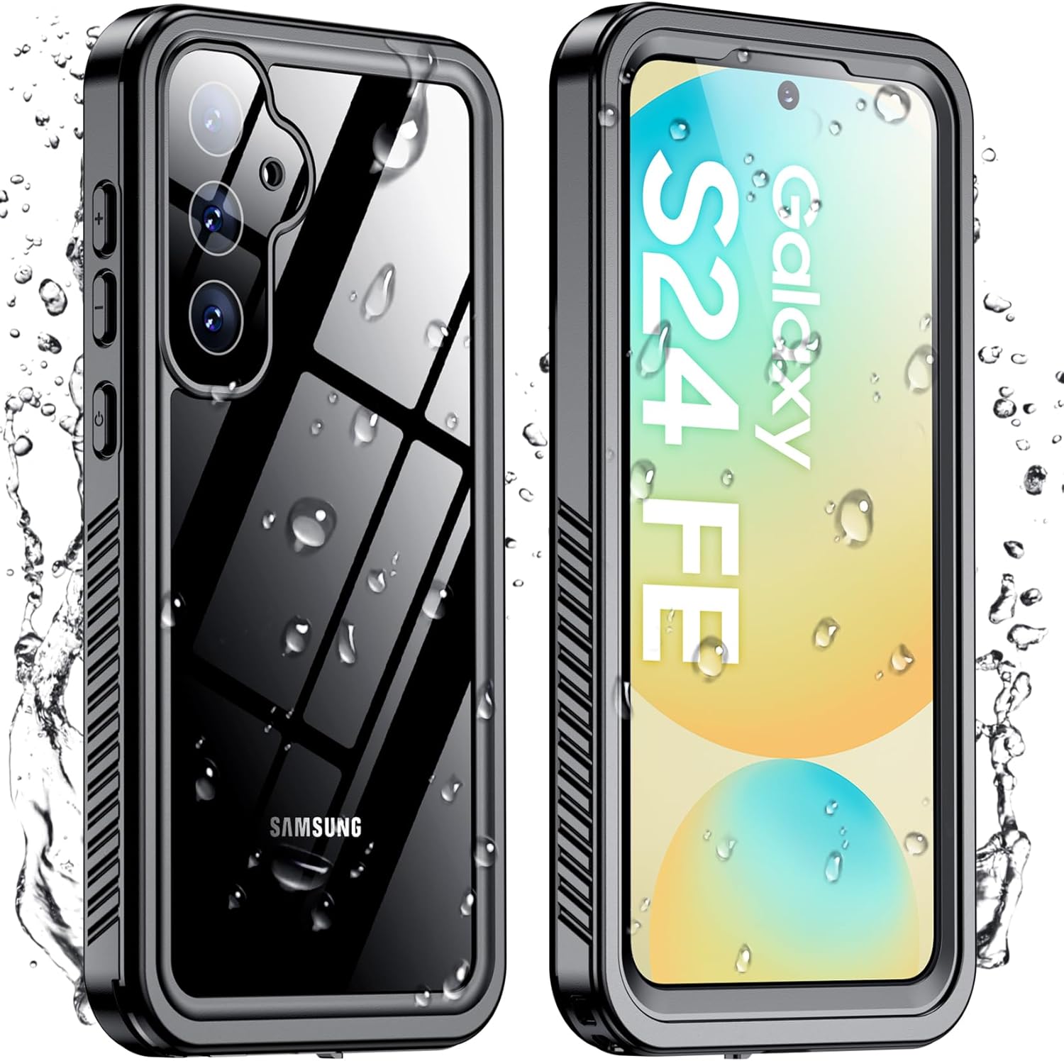 Temdan for Samsung Galaxy S24 FE Case Waterproof, [Military-Grade Drop Protectio...