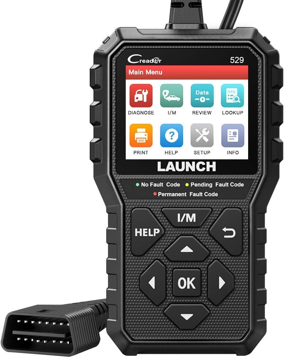 LAUNCH CR529 OBD2 Scanner Diagnostic Tool, Full OBD2 Scanner for Car, Free Lifet...