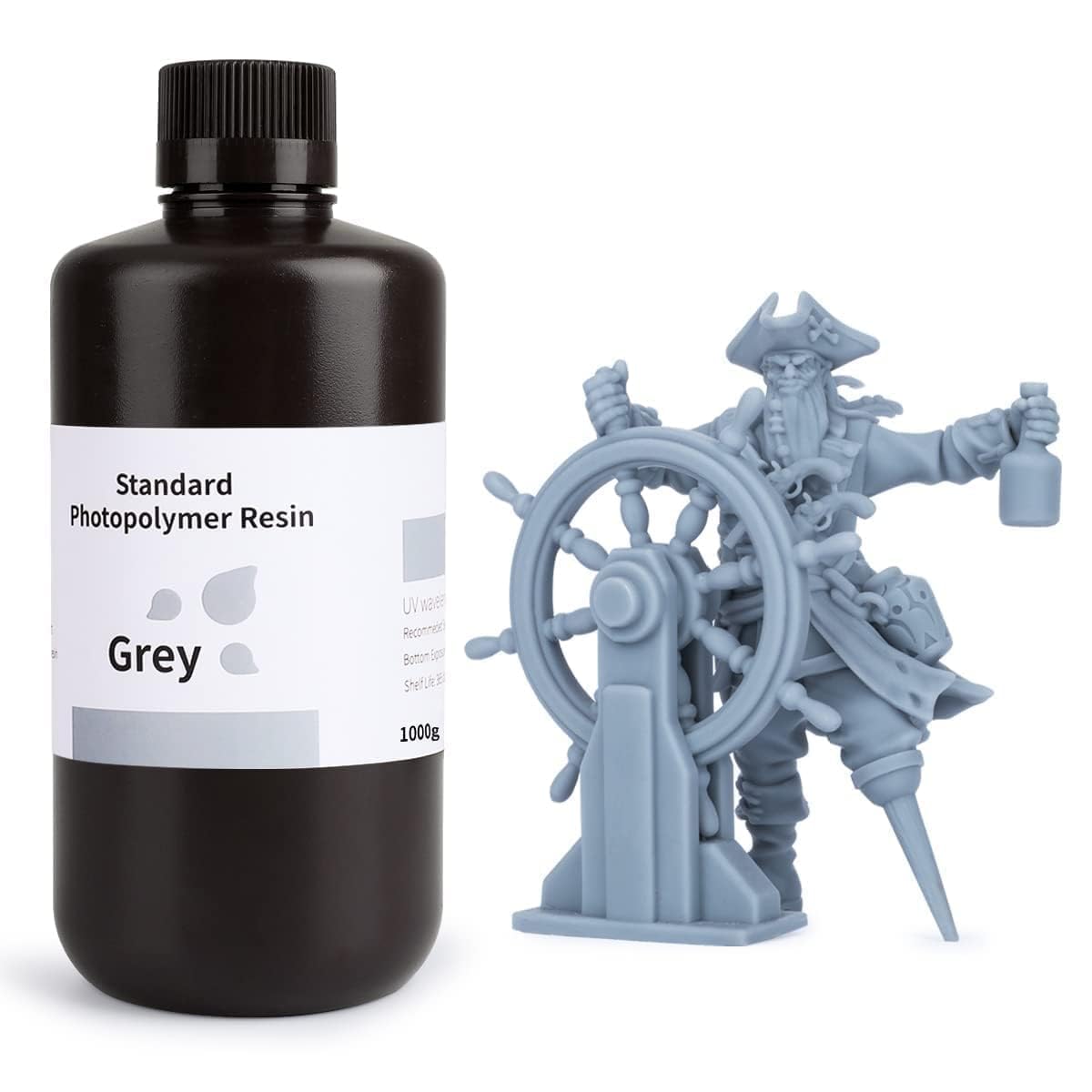 ELEGOO Standard Photopolymer Resin LCD UV-Curing Resin 405nm 3D Printer Resin fo...