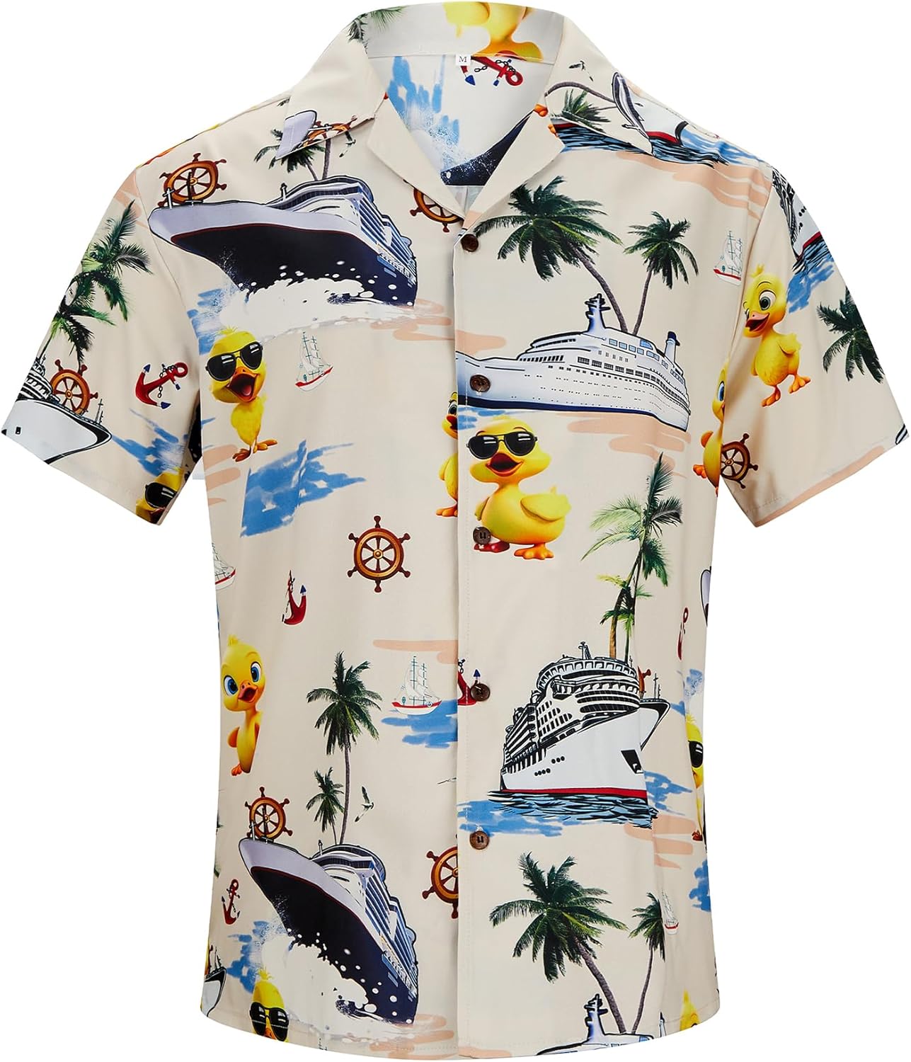 Zando Hawaiian Shirt for Men Funny Animal Tropical Shirts for Men Short Sleeve B...