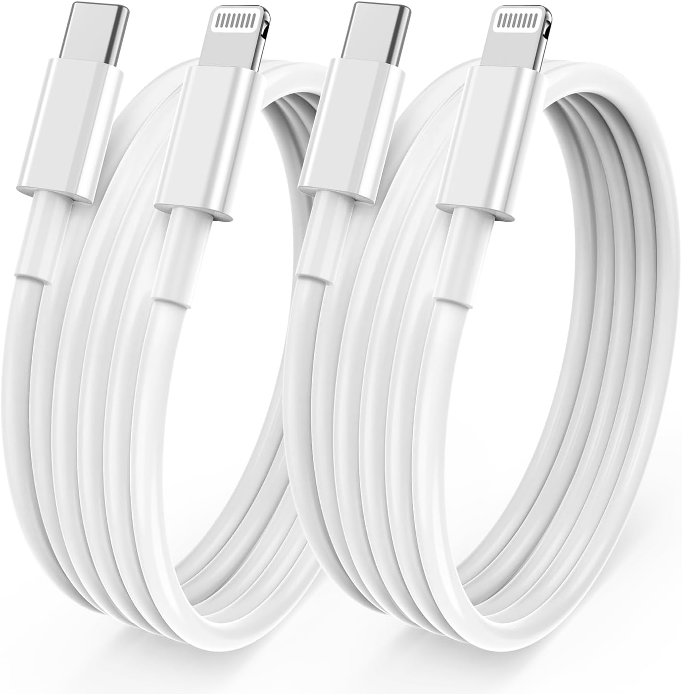 6ft iPhone Fast Charger Cable, [Apple MFi Certified] USB C to Lightning Cable Lo...