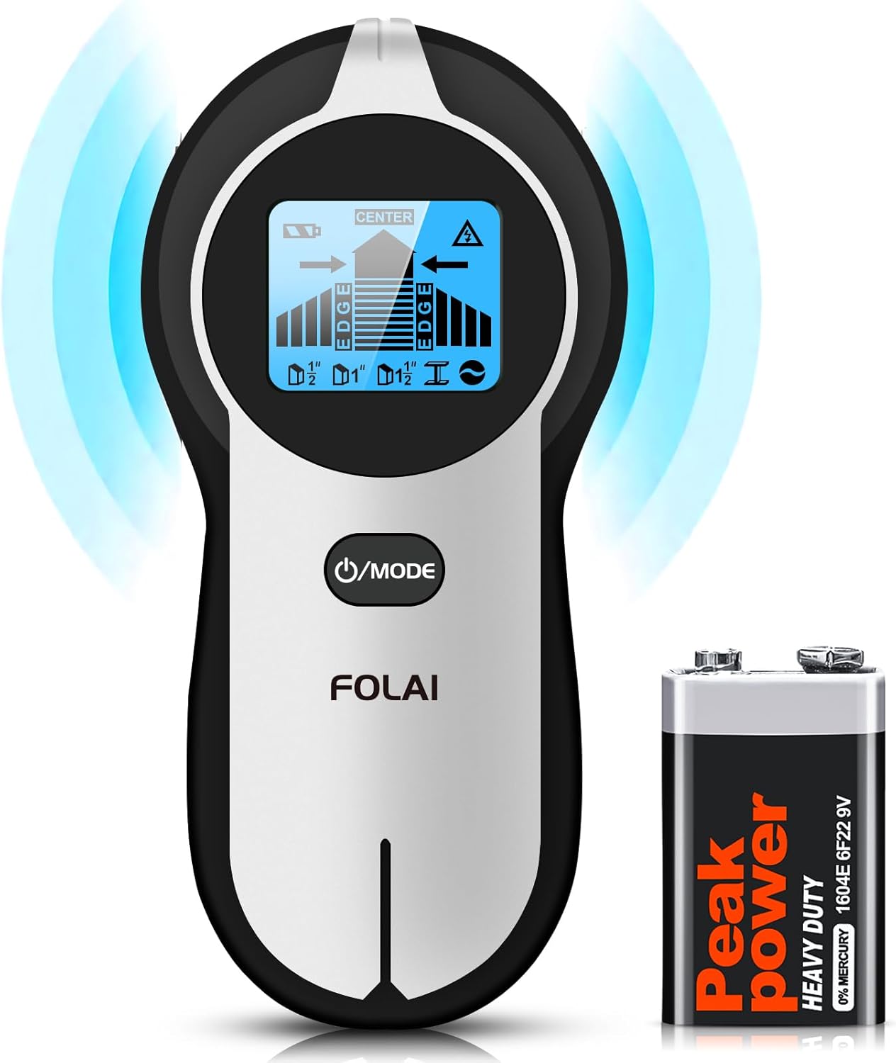 FOLAI Stud Finder Wall Scanner - 5 in 1 Stud Detector Detector Beam Finders Wall...