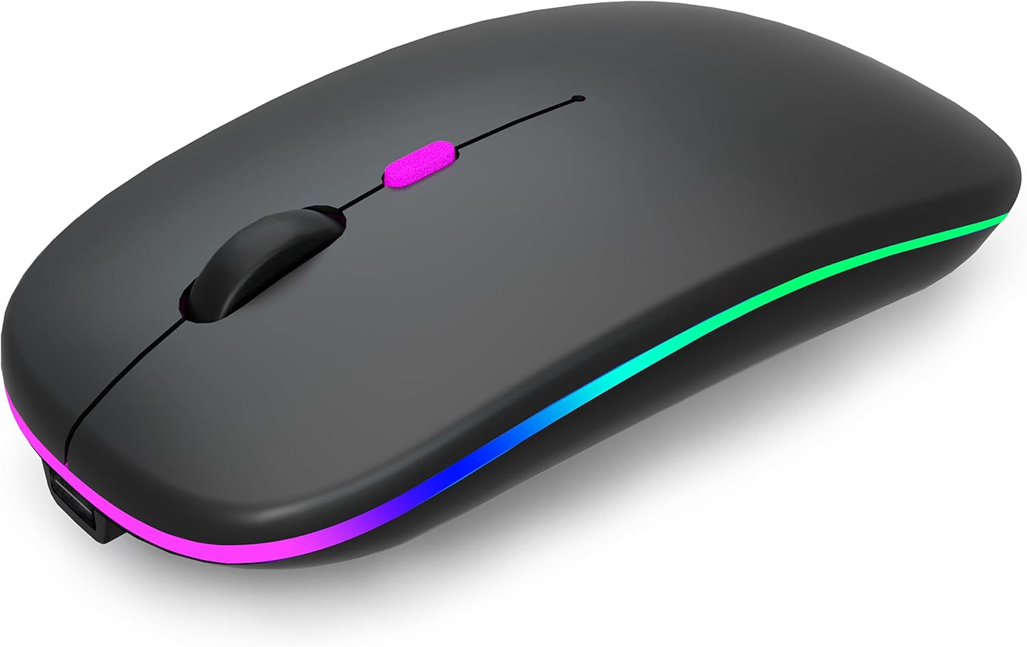 Wireless Bluetooth Mouse Rechargeable Laptop Mouse with LED Use Portable(BT5.2 a...