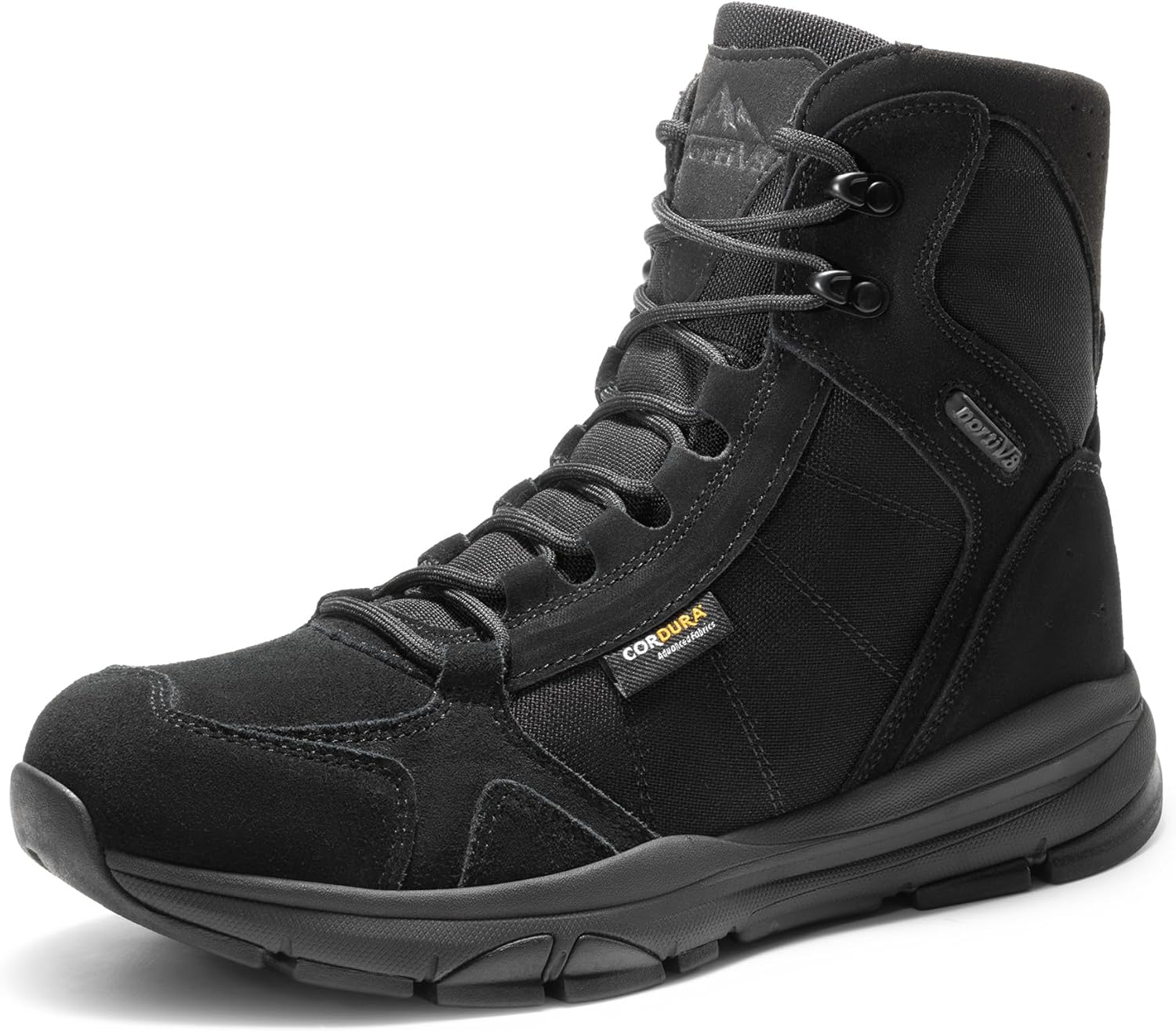 NORTIV 8 Men's Lightweight Military Tactical Work Boots Outdoor Hiking Motorcycl...