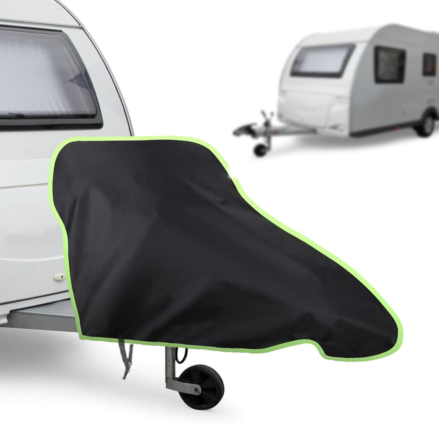 URAQT Tow Hitch Cover, Universal Waterproof Caravan Hitch Cover With Strap, Cara...