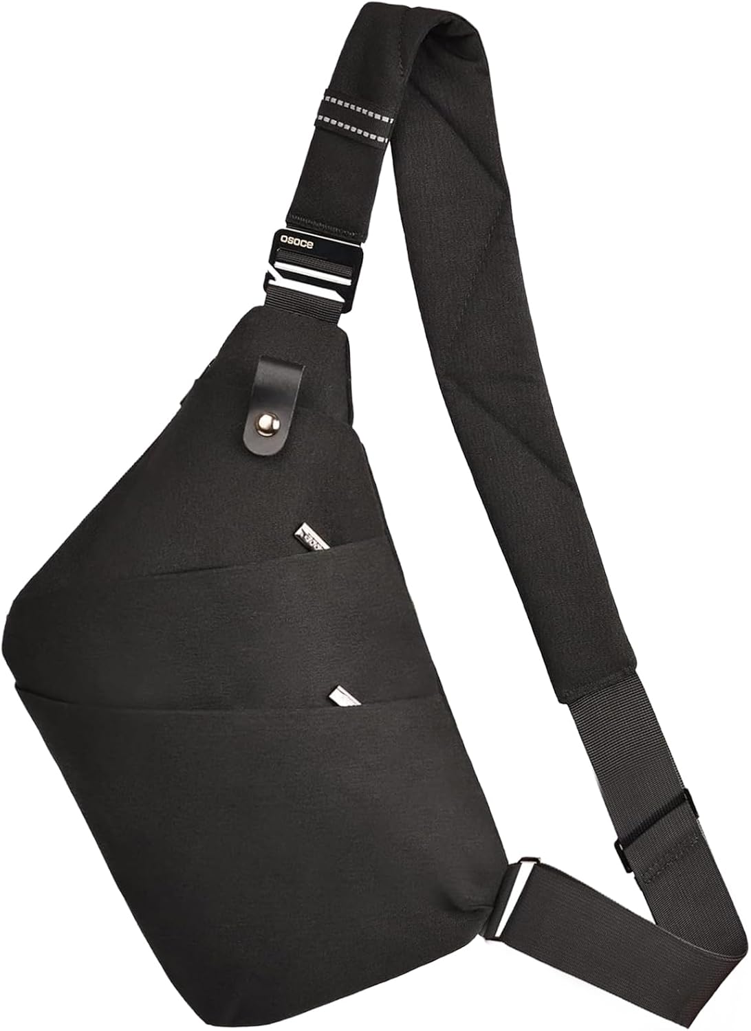 OSOCE Anti Theft Travel Bag, Mens Sling Chest Bag, Crossbody Multi Pockets Shoul...