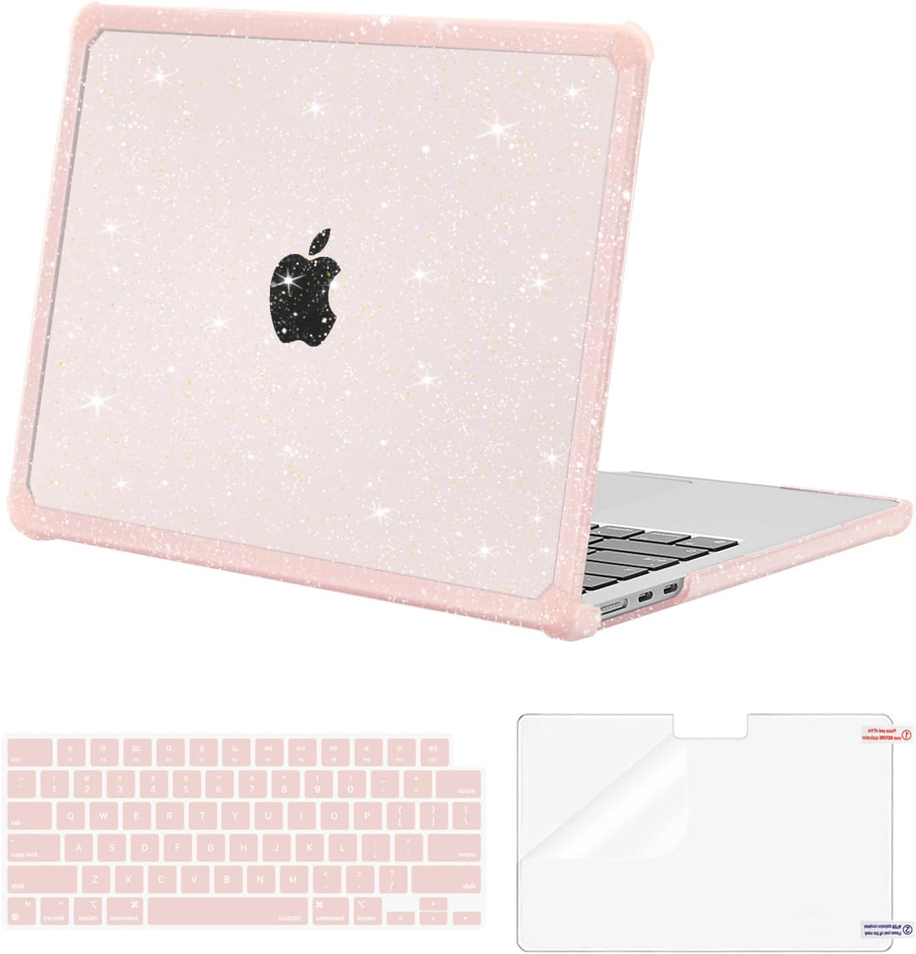 MOSISO Compatible with MacBook Air 13 inch Case 2025 2024 2023 2022 M3 A3113 M2...
