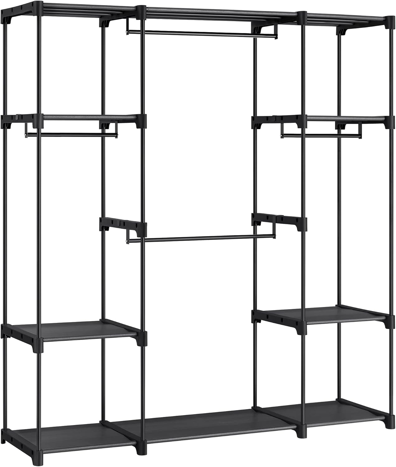 SONGMICS Clothes Wardrobe, Clothes Rack, Portable...
