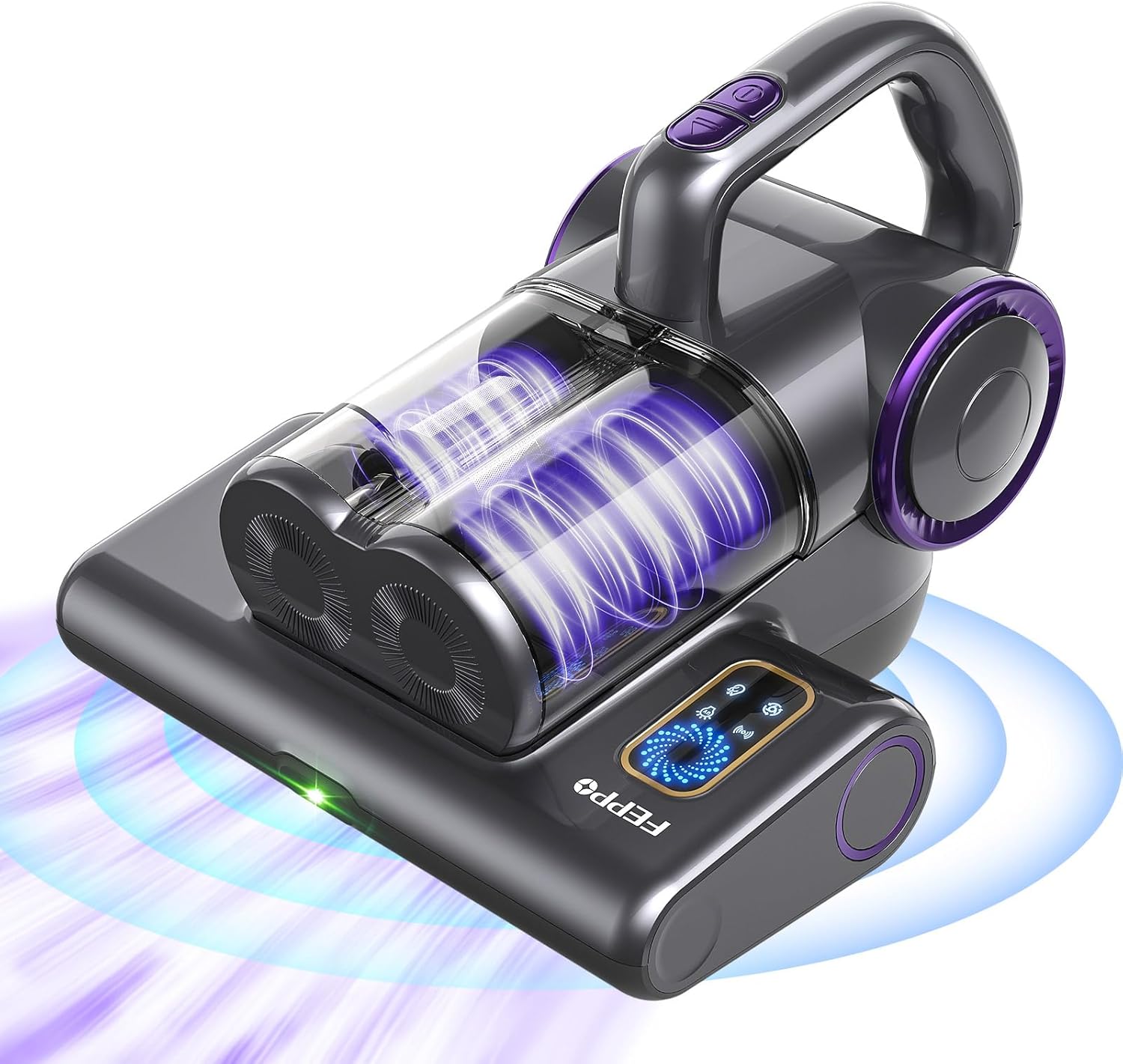 FEPPO Mattress Vacuum Cleaner, 16Kpa Bed Vacuum Cleaner with 253.7nm UV-C Light,...