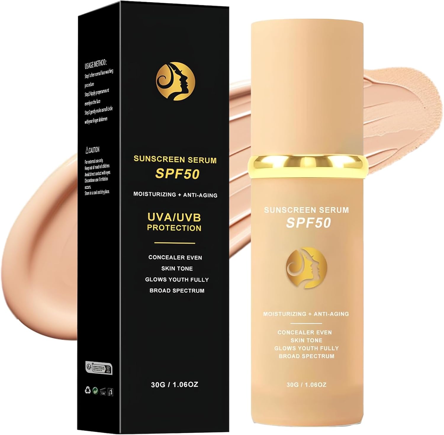 ANGEL SILK Colour Changing Foundation, 4 in 1 Colo...