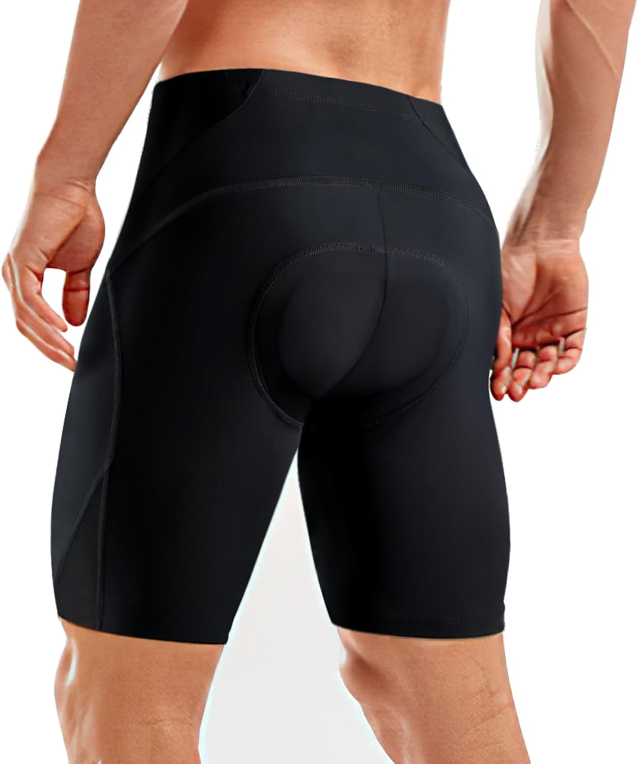Sportneer Padded Bike Shorts for Men - 4D Padding Mens Bicycle Cycling Biking Cl...
