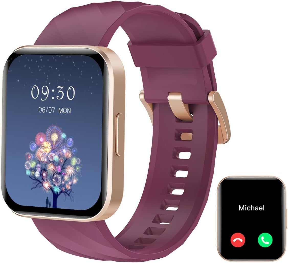 RUIMEN Smart Watch for Women Men Smart Watches with Call Function Fitness Tracke...